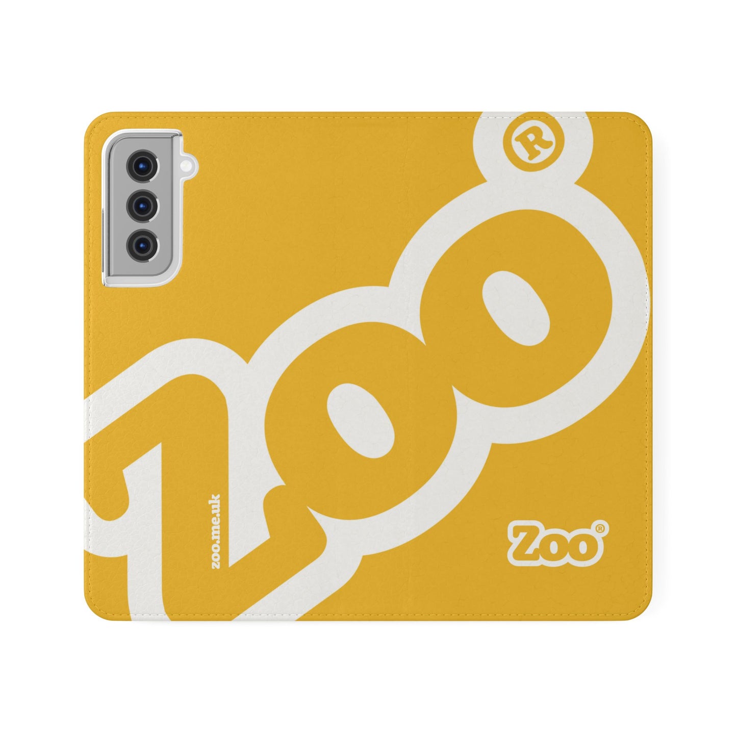 Zoo® Yellow Flip Case - Phone Wallet with Card Holder