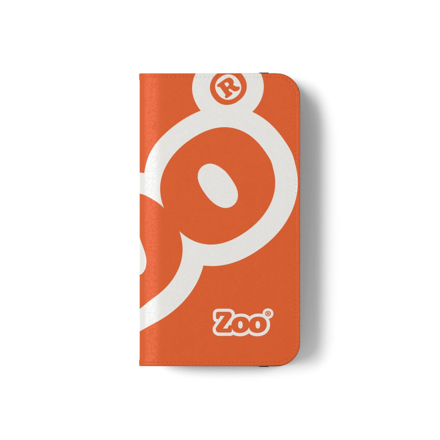 Zoo® Orange Flip Case - Phone Wallet with Card Holder