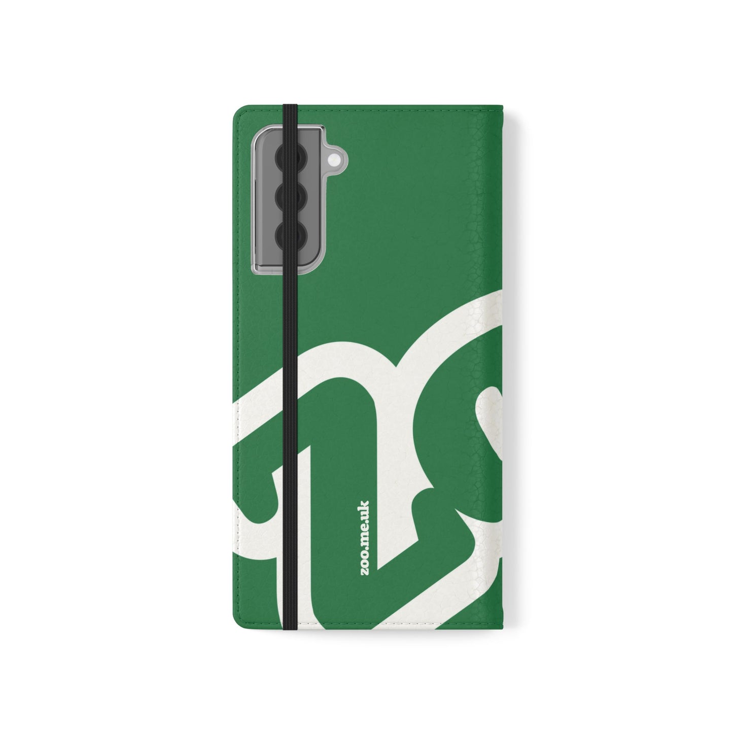 Zoo® Dark Green Flip Case - Phone Wallet with Card Holder