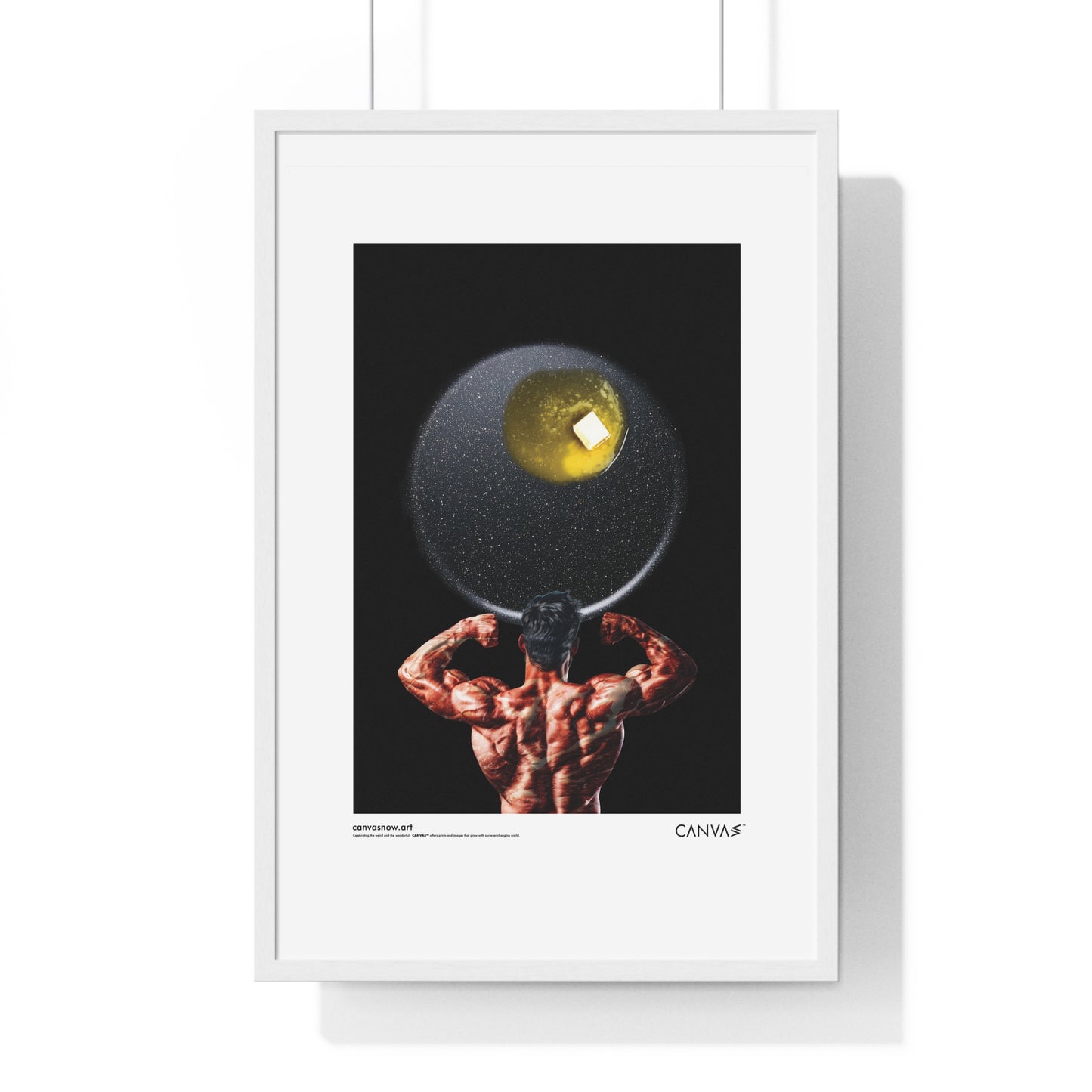 CANVAS™ UNDER-A-TEFLON-SKY Portrait Framed Poster