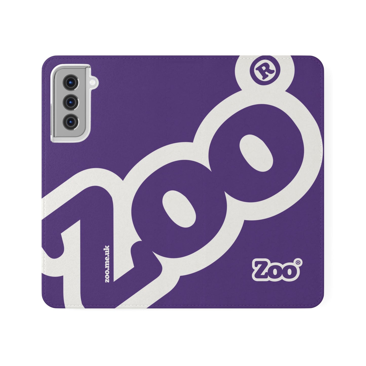 Zoo® Purple Flip Case - Phone Wallet with Card Holder