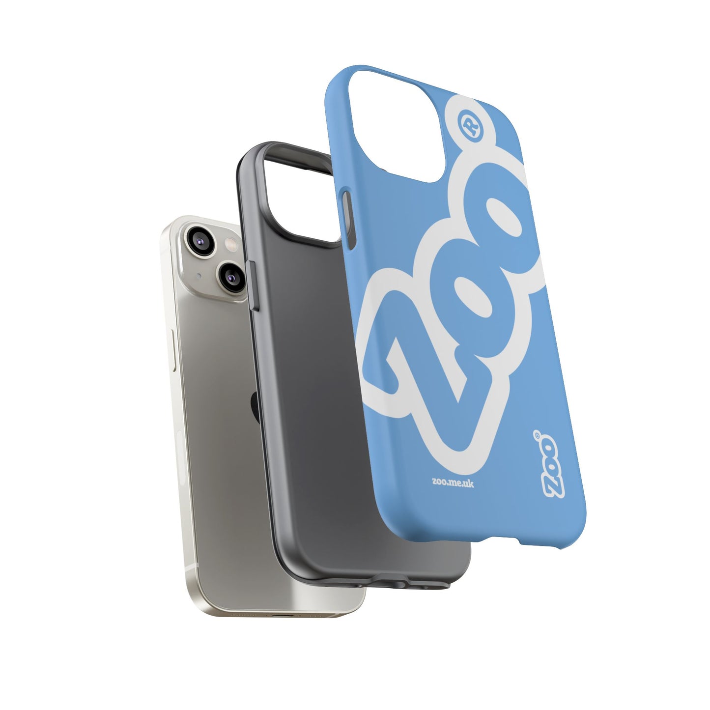 Zoo® Light Blue - Durable iPhone® Case