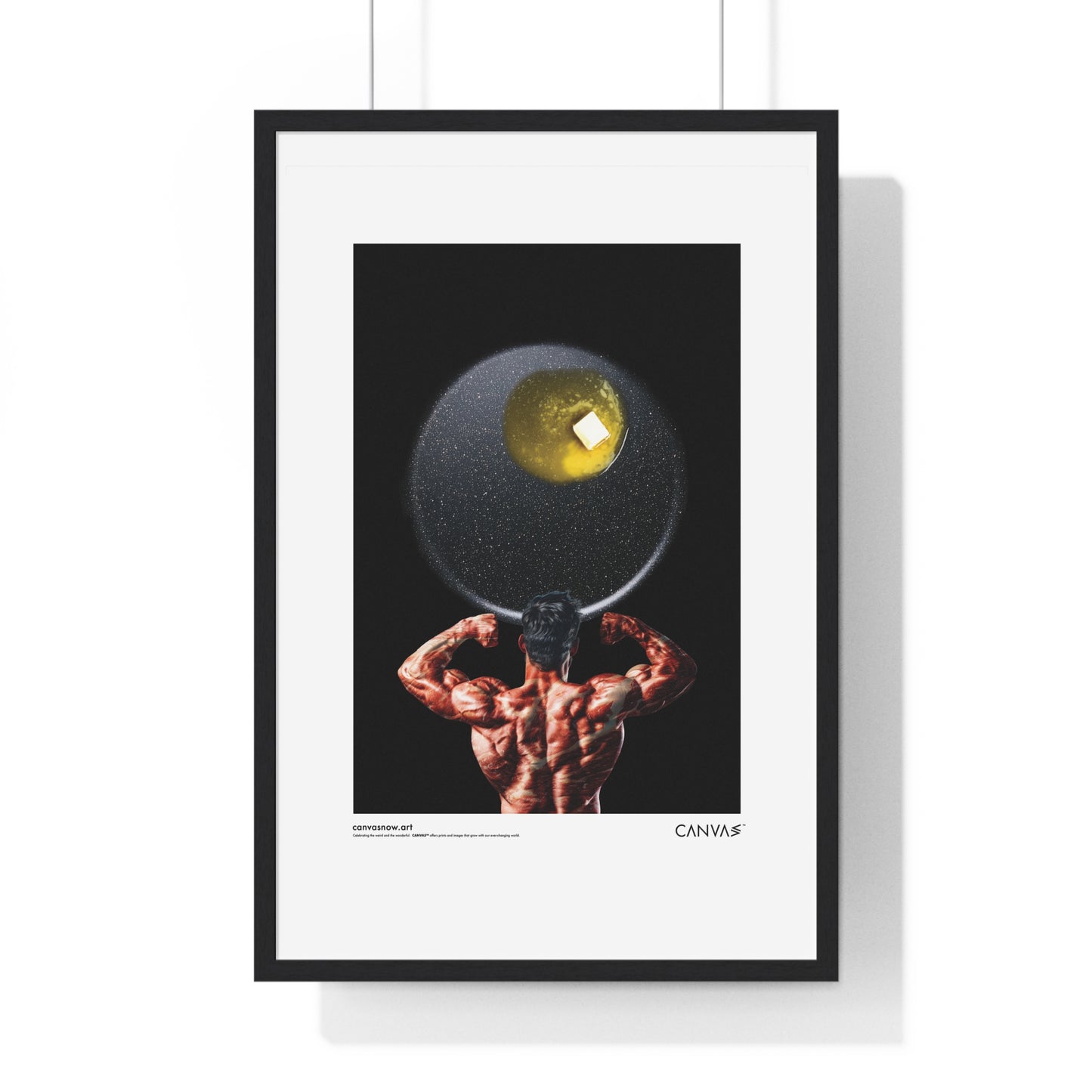 CANVAS™ UNDER-A-TEFLON-SKY Portrait Framed Poster
