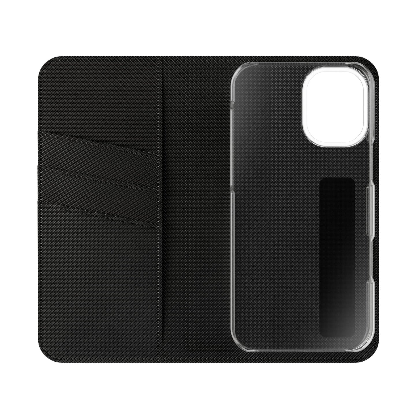 Zoo® Black Flip Case - Phone Wallet with Card Holder