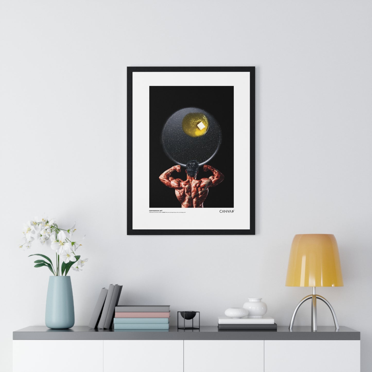 CANVAS™ UNDER-A-TEFLON-SKY Portrait Framed Poster