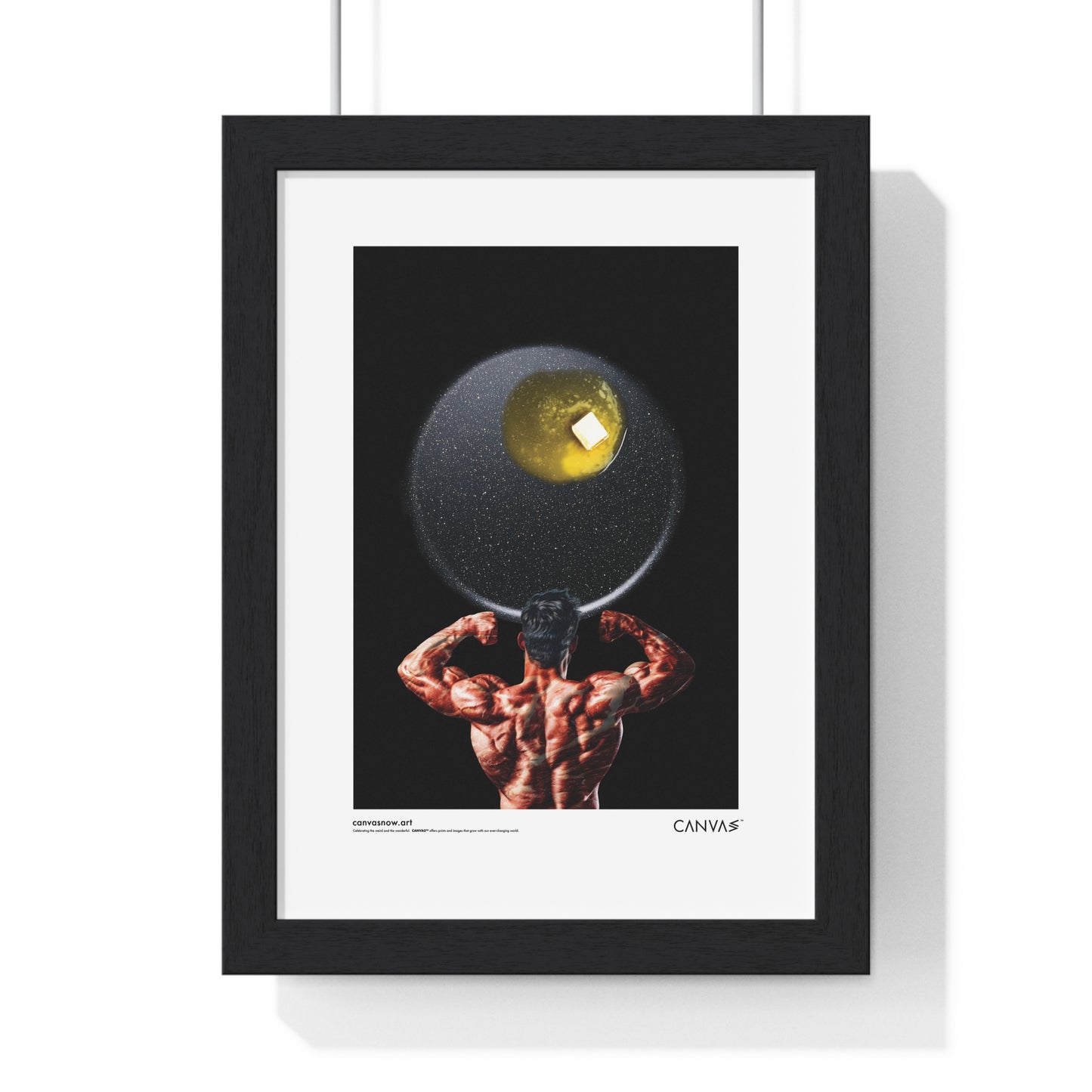 CANVAS™ UNDER-A-TEFLON-SKY Portrait Framed Poster