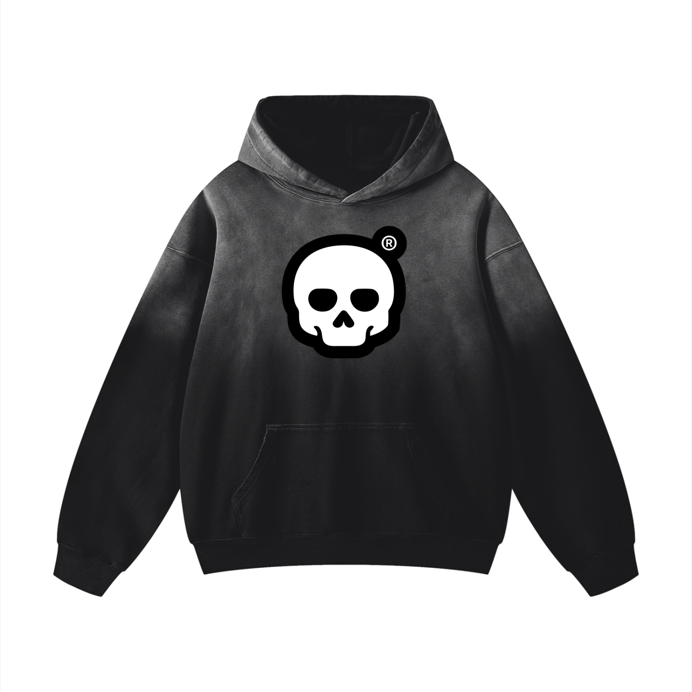 TOXIC® SKULL® Heavyweight Sunfade Oversized Hoodie