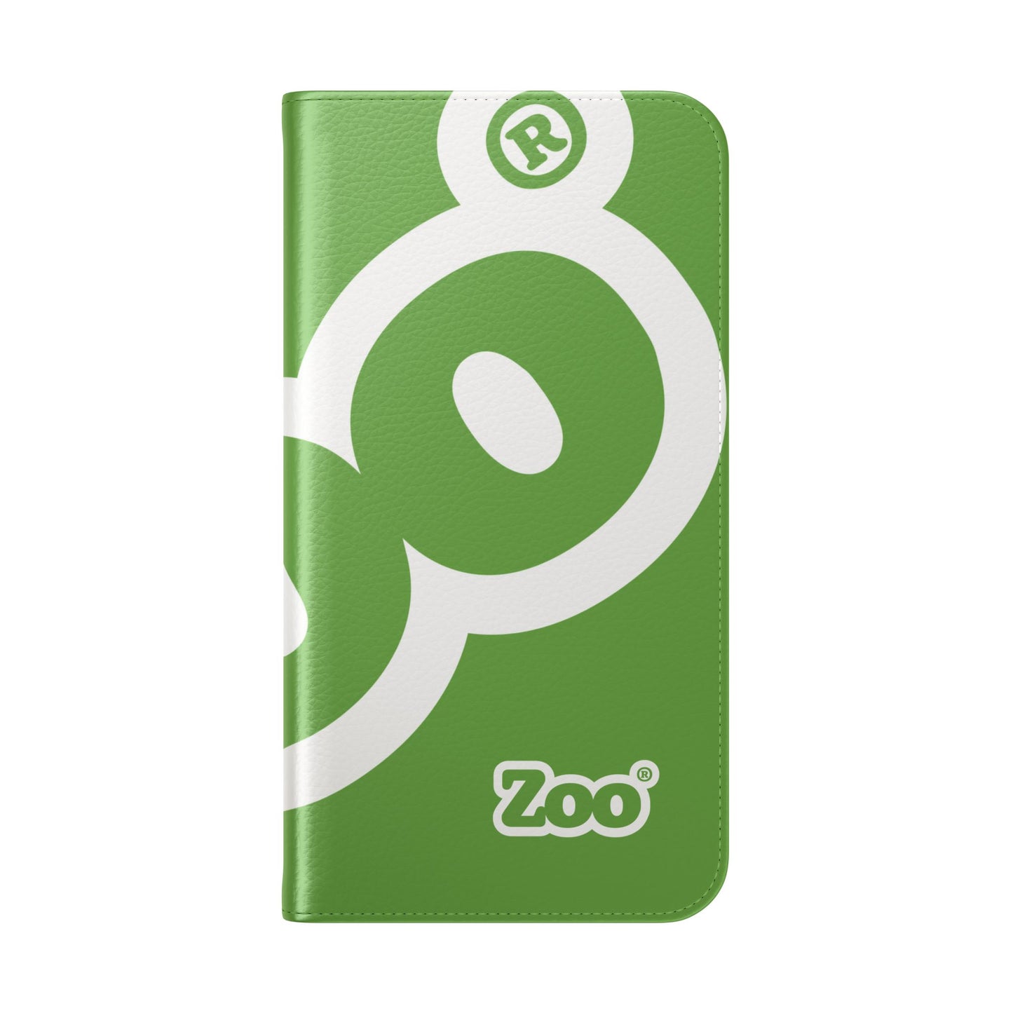 Zoo® Light Green Flip Case - Phone Wallet with Card Holder