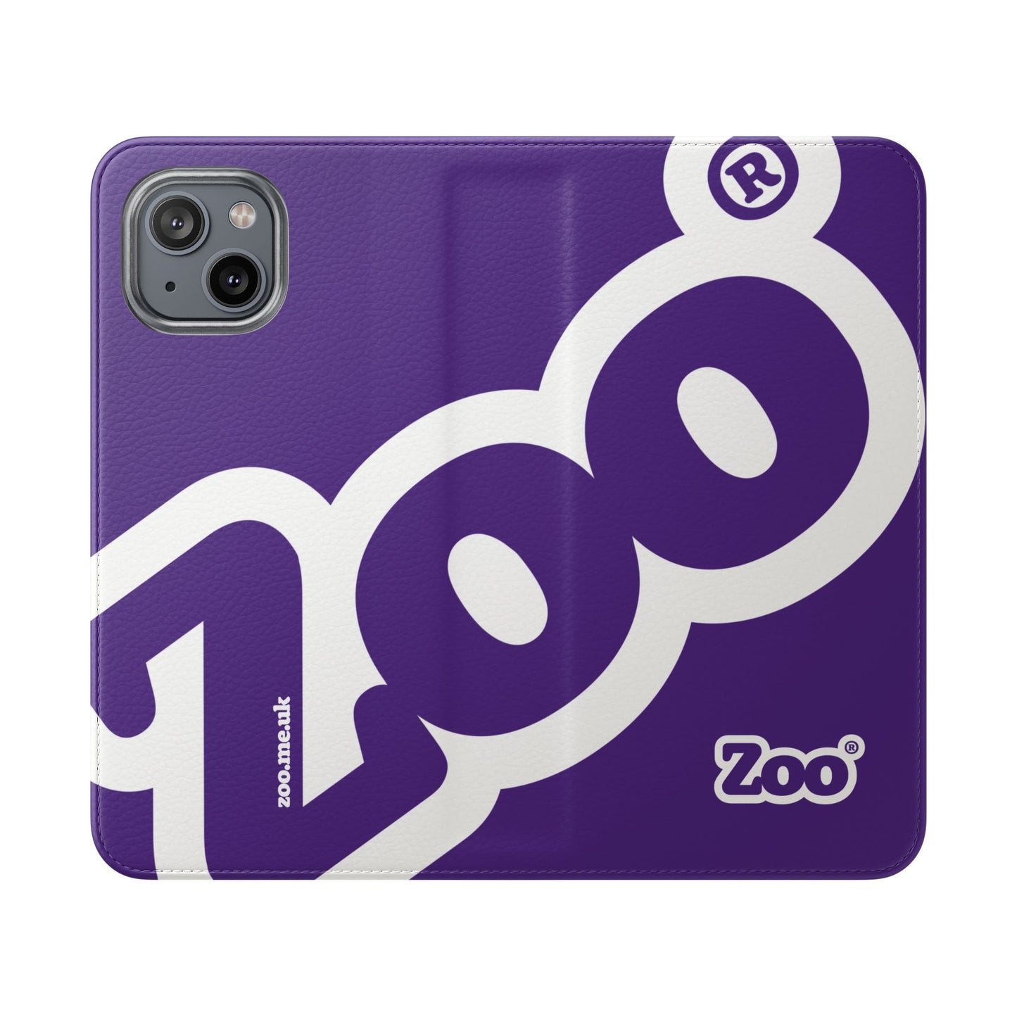 Zoo® Purple Flip Case - Phone Wallet with Card Holder