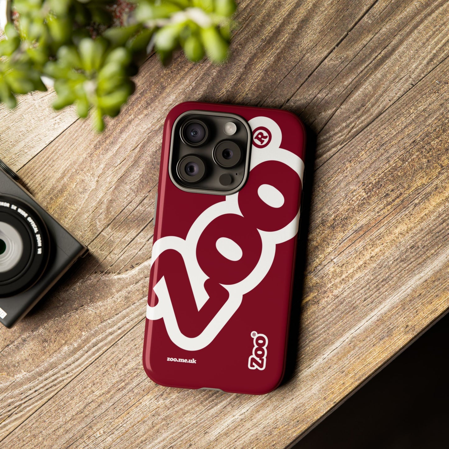 Zoo® Burgundy - Durable iPhone® Case