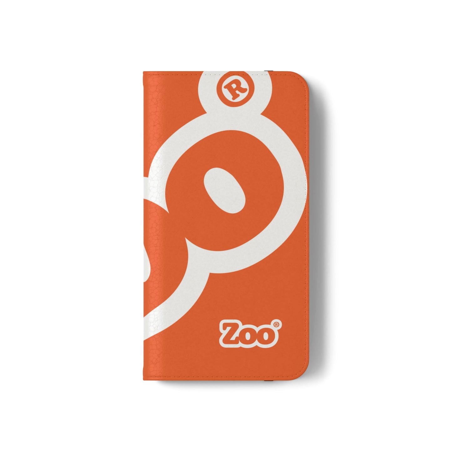 Zoo® Orange Flip Case - Phone Wallet with Card Holder