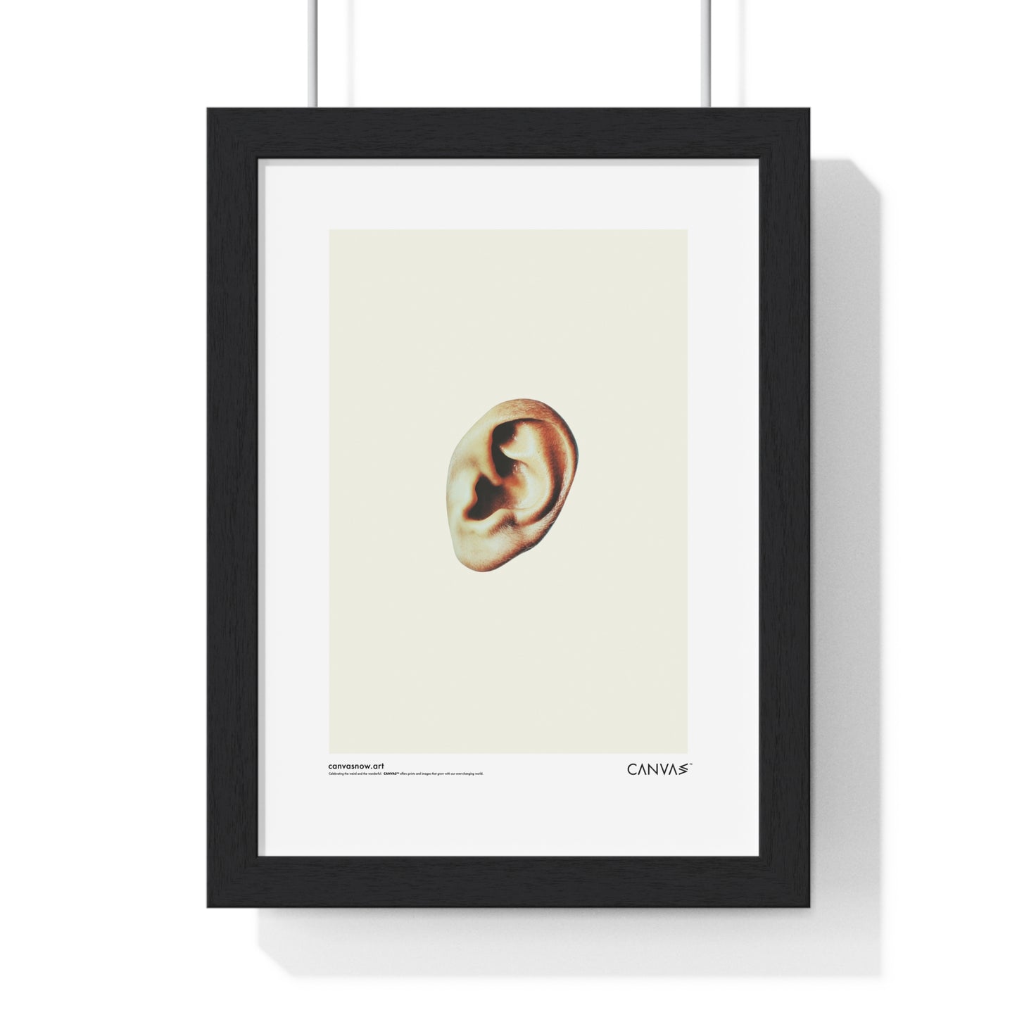 CANVAS™ MISSING-EAR Portrait Framed Poster