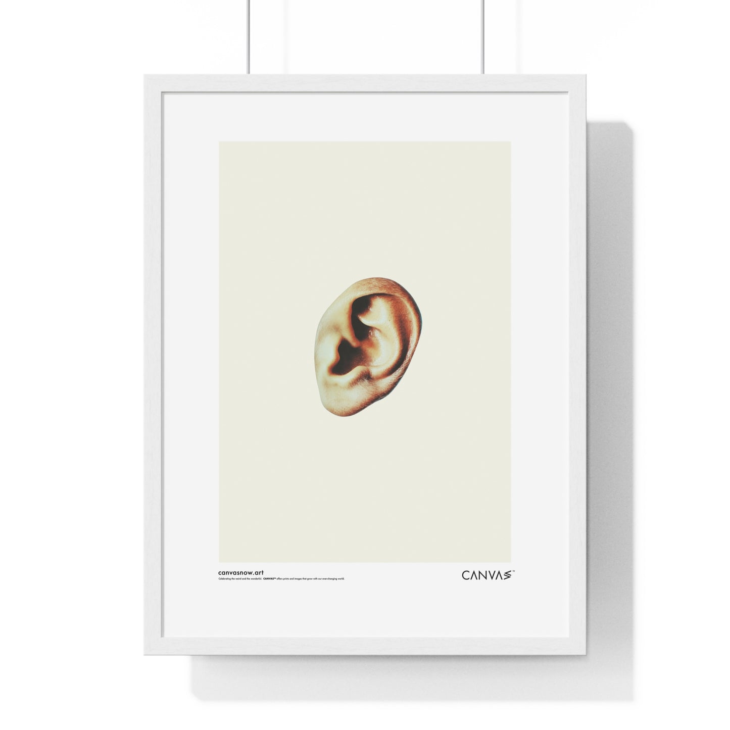 CANVAS™ MISSING-EAR Portrait Framed Poster