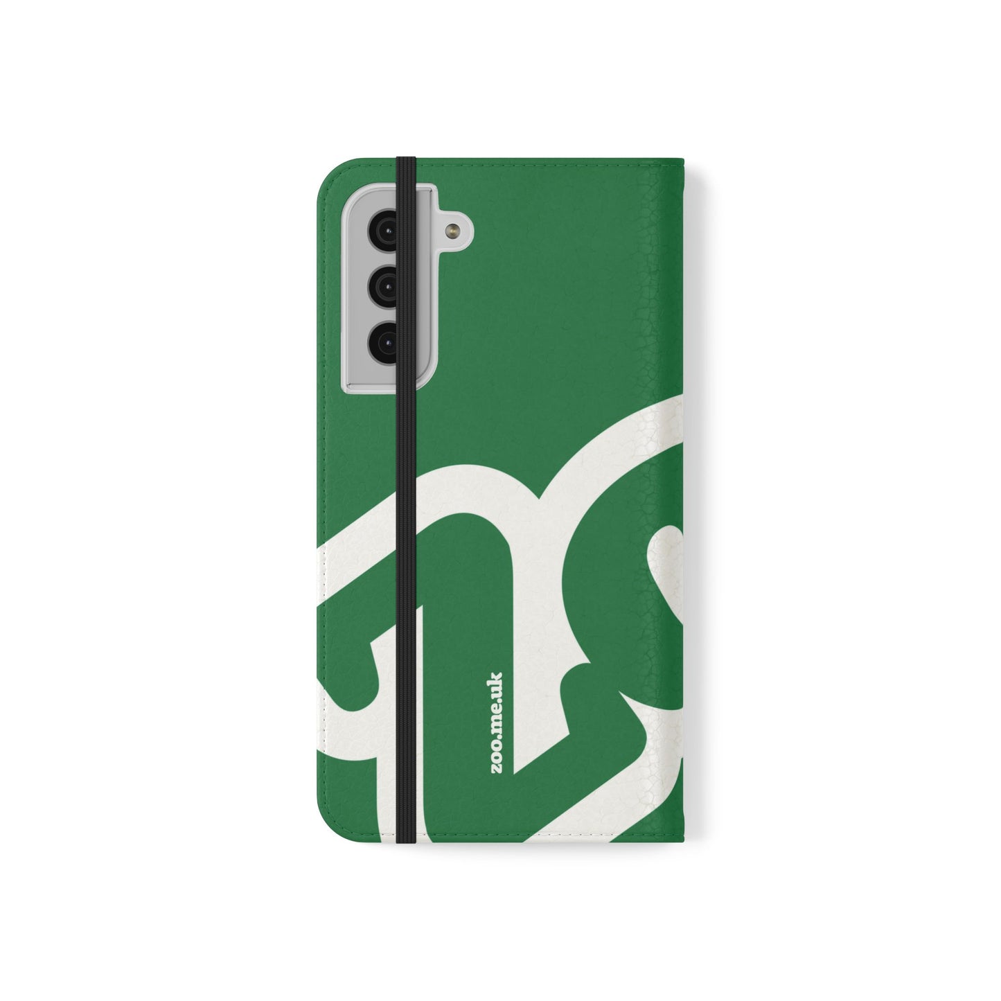 Zoo® Dark Green Flip Case - Phone Wallet with Card Holder