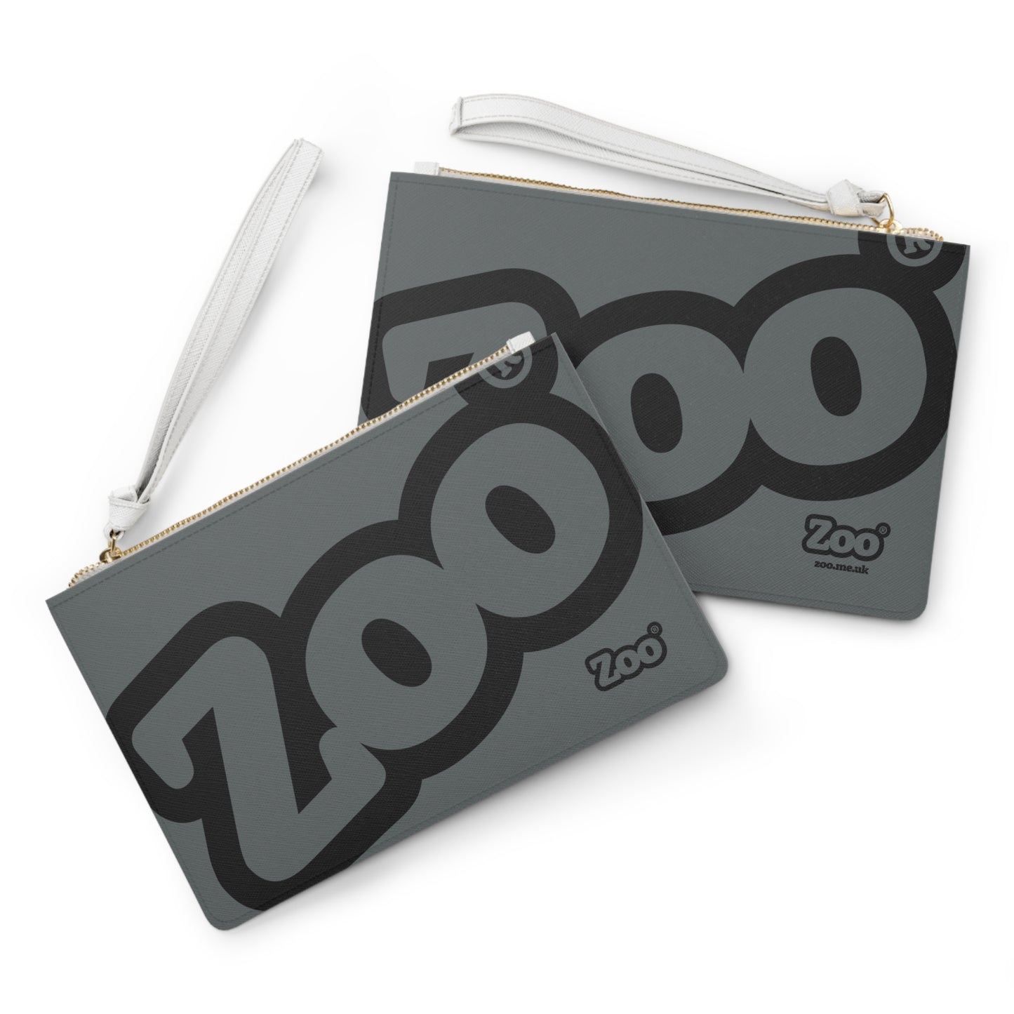Zoo® Dark Grey with Black Clutch Bag
