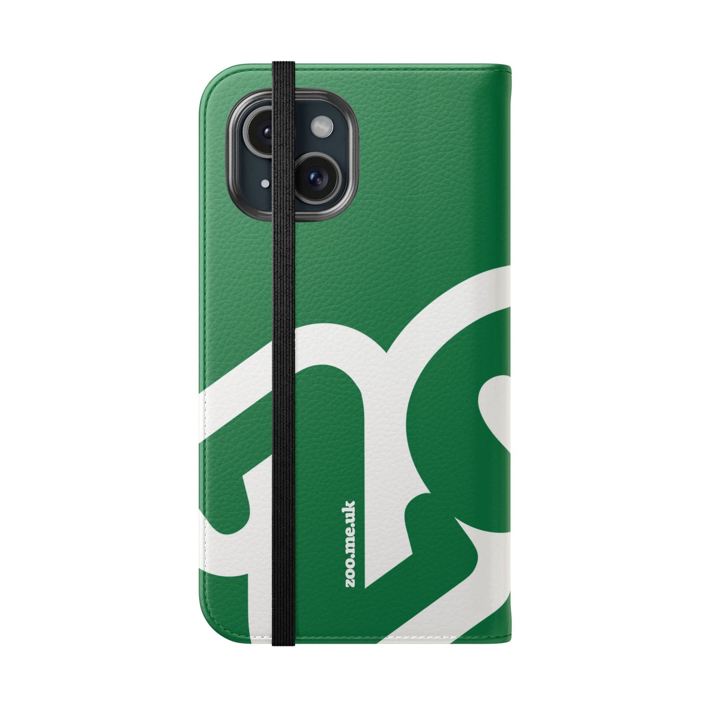 Zoo® Dark Green Flip Case - Phone Wallet with Card Holder
