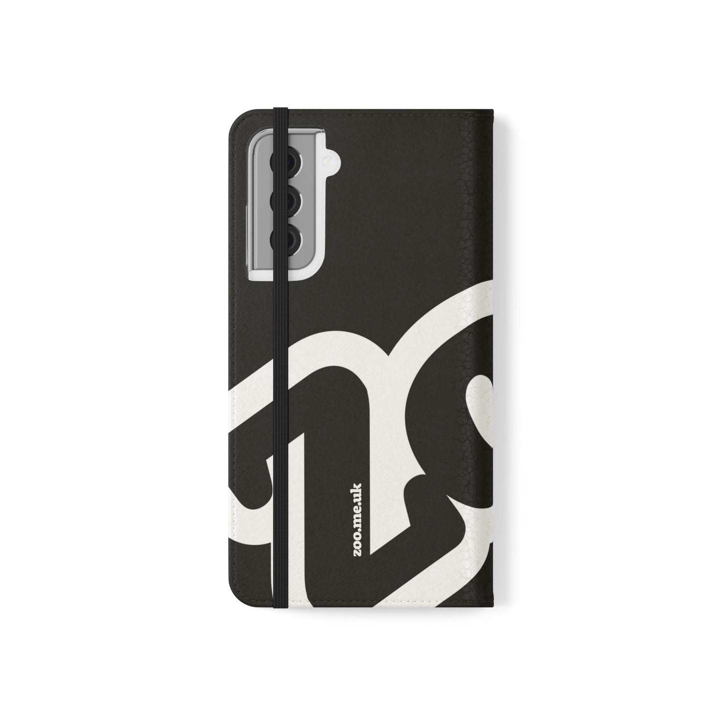 Zoo® Black Flip Case - Phone Wallet with Card Holder