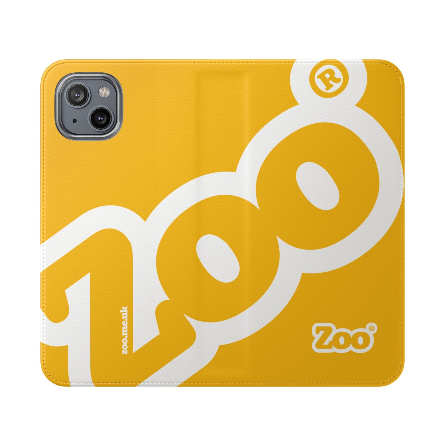 Zoo® Yellow Flip Case - Phone Wallet with Card Holder