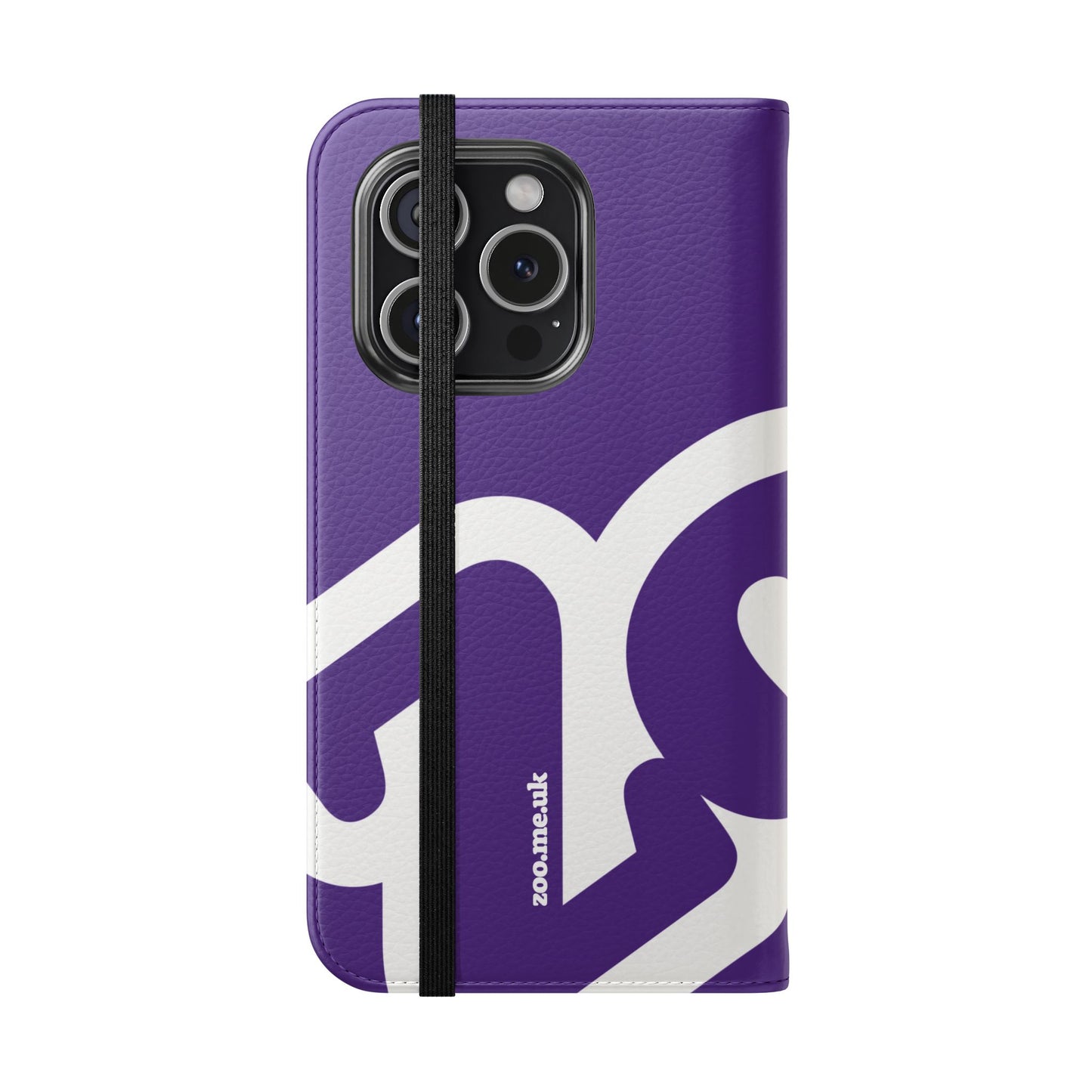 Zoo® Purple Flip Case - Phone Wallet with Card Holder
