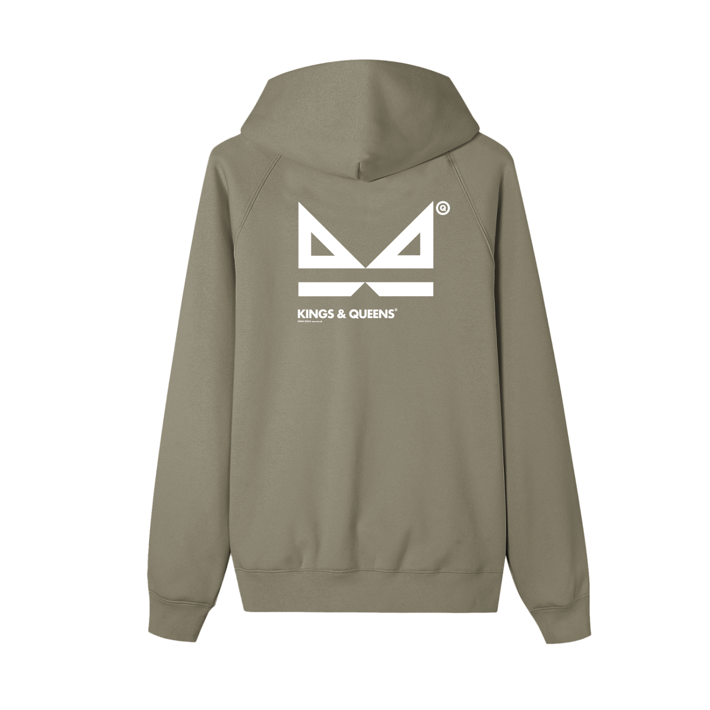Zoo® Queens® Womens Oversize Essential Zip-up Hoodie