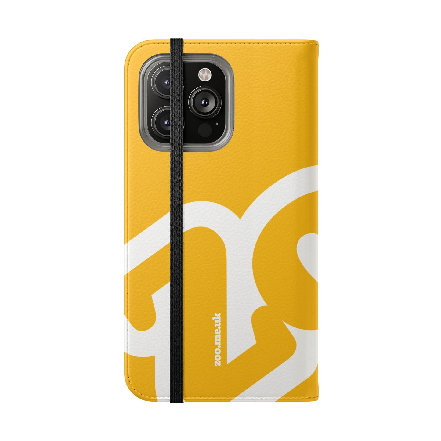 Zoo® Yellow Flip Case - Phone Wallet with Card Holder