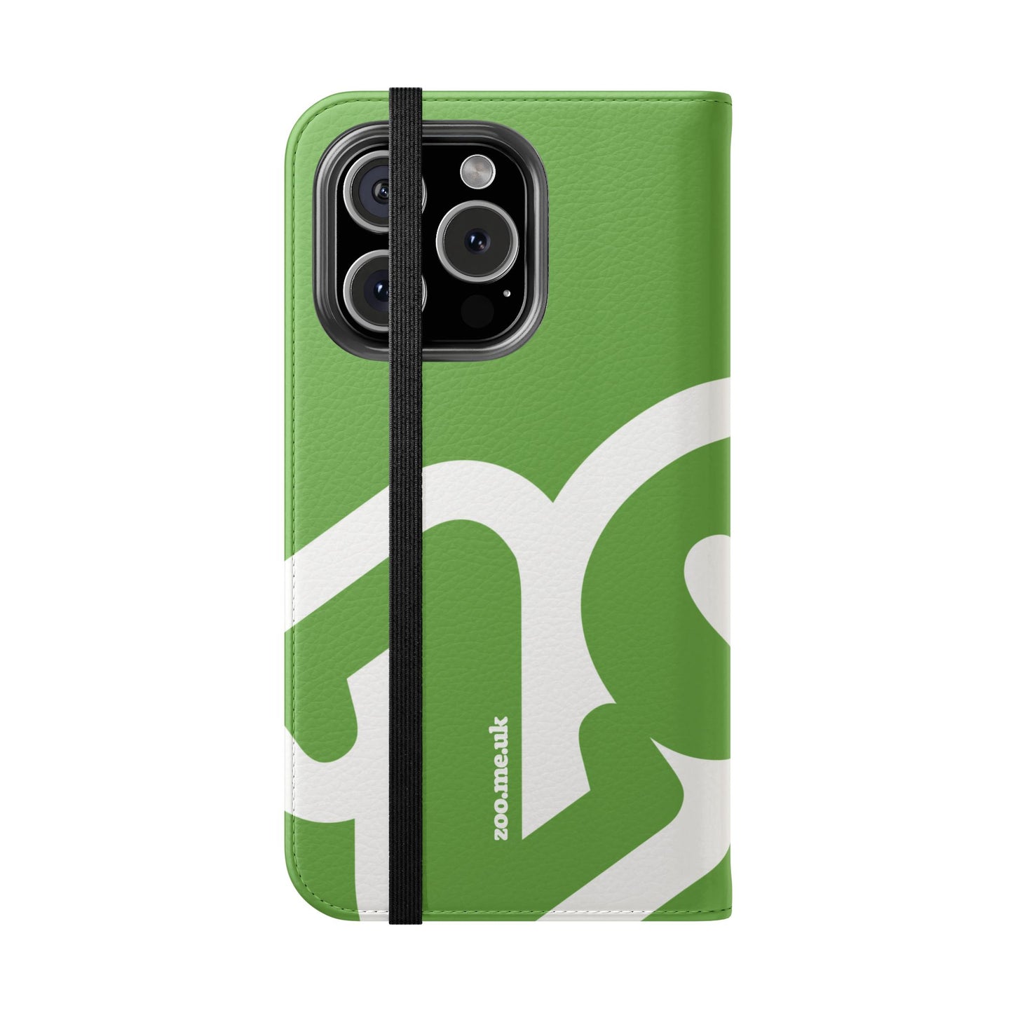 Zoo® Light Green Flip Case - Phone Wallet with Card Holder