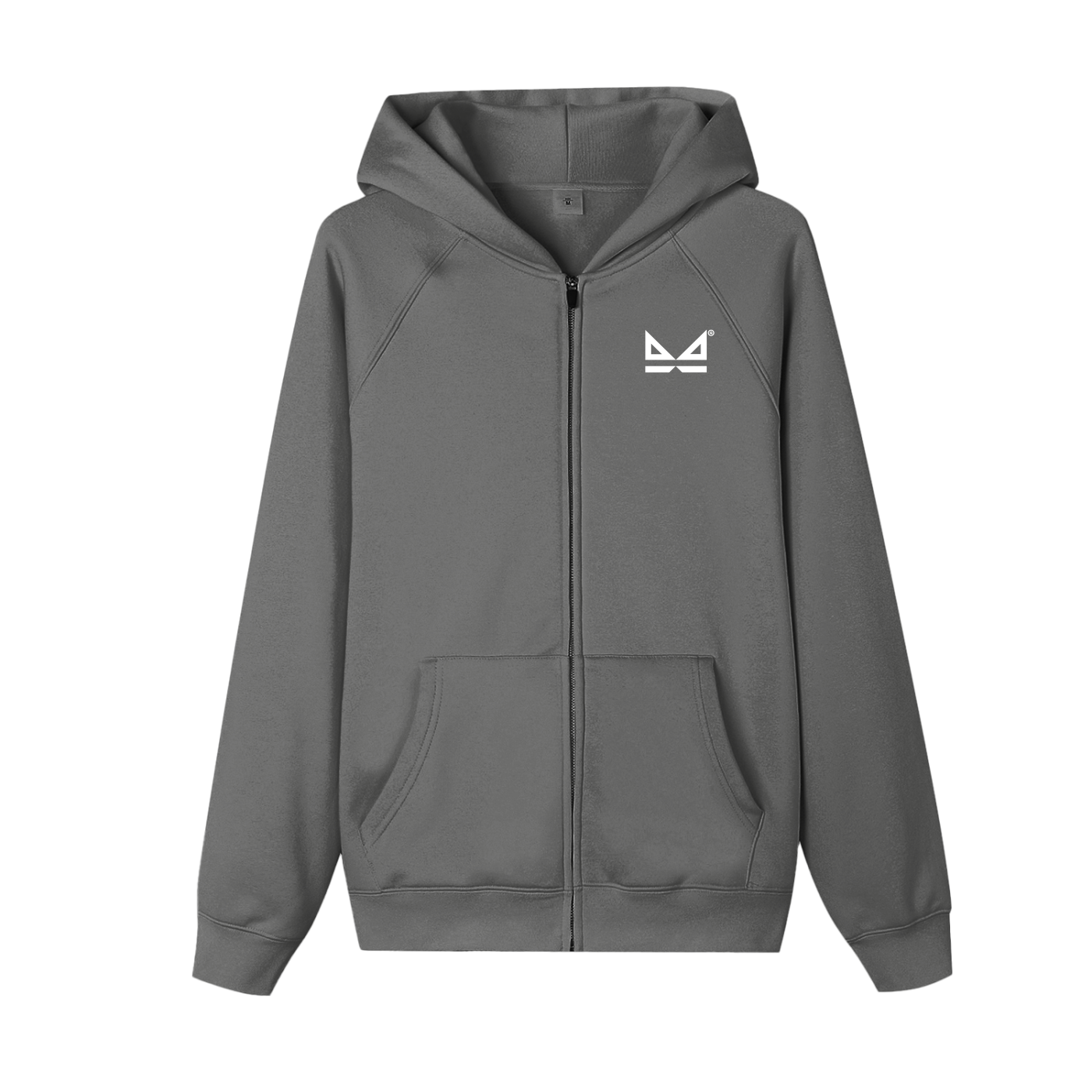 Zoo® Queens® Womens Oversize Essential Zip-up Hoodie