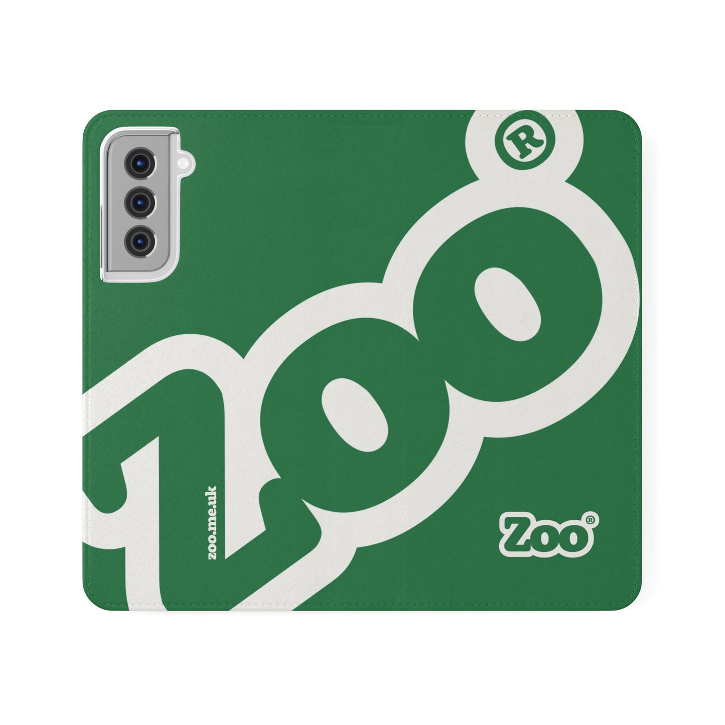 Zoo® Dark Green Flip Case - Phone Wallet with Card Holder