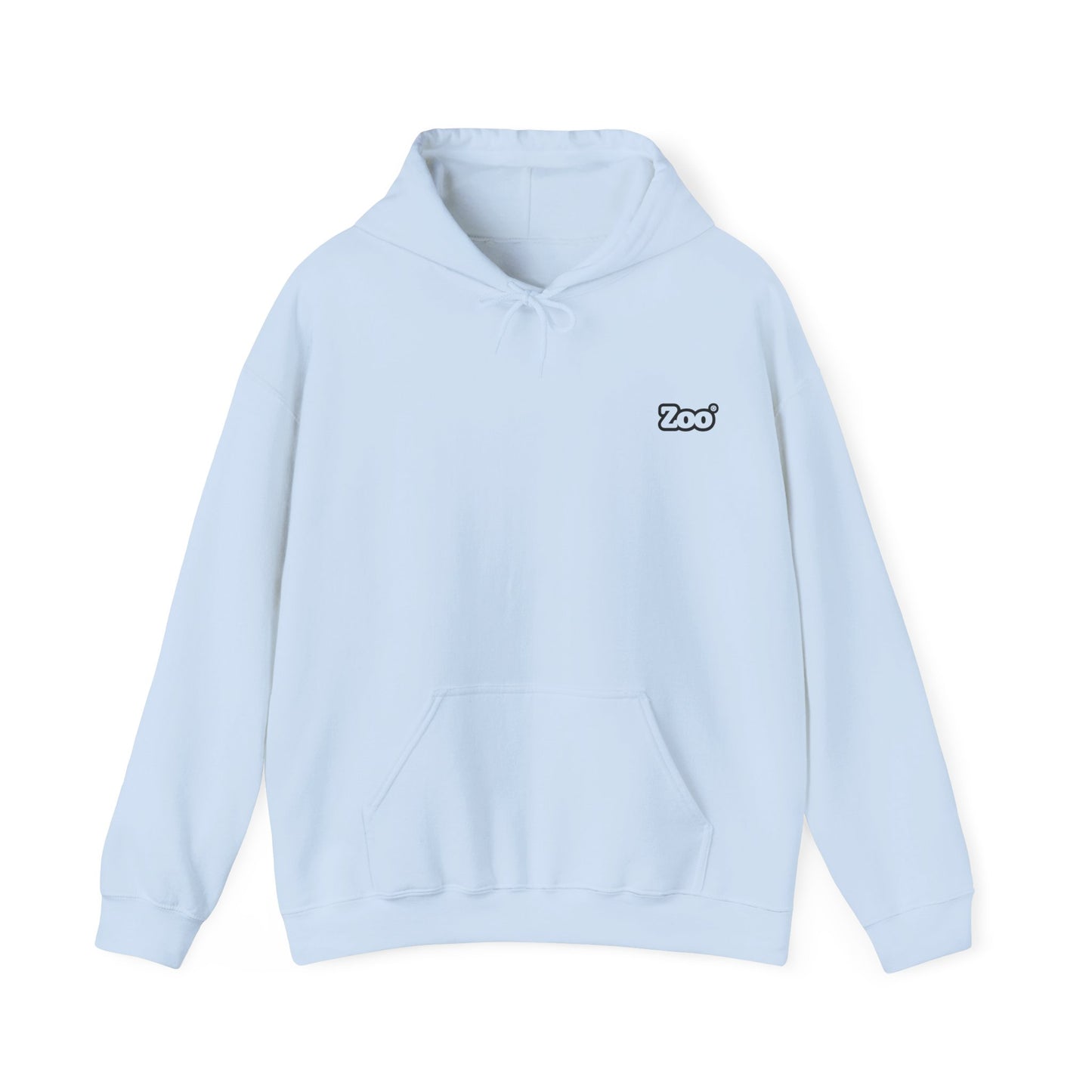 Zoo® Black Logo on Pale Blue - Unisex Heavy Blend™ Hoodie