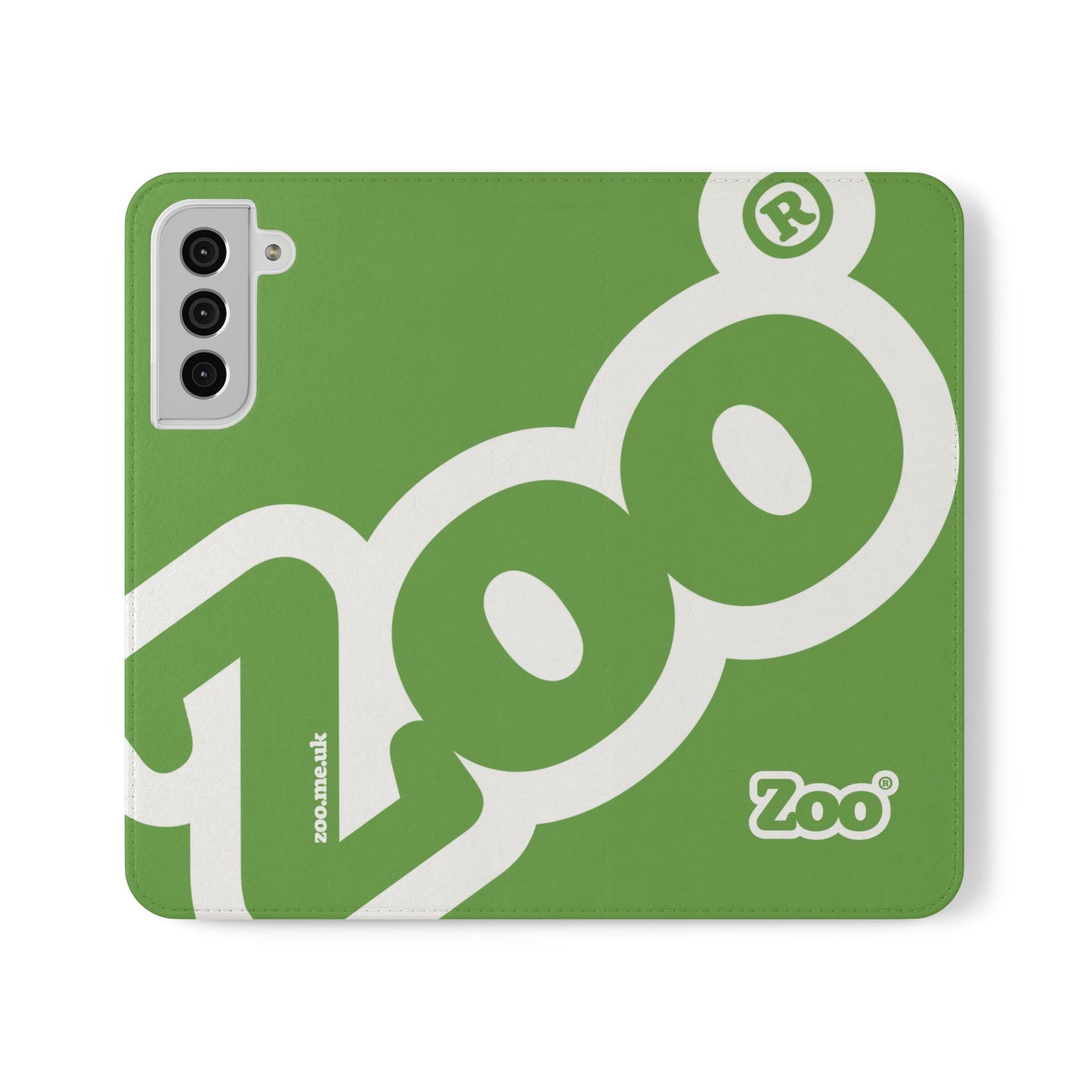 Zoo® Light Green Flip Case - Phone Wallet with Card Holder