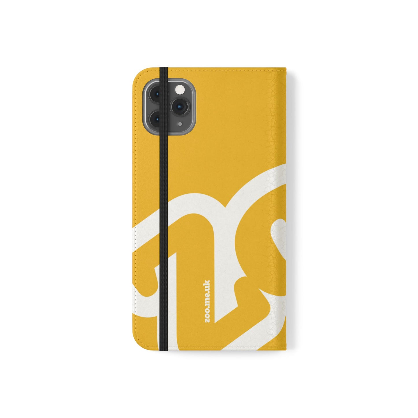 Zoo® Yellow Flip Case - Phone Wallet with Card Holder