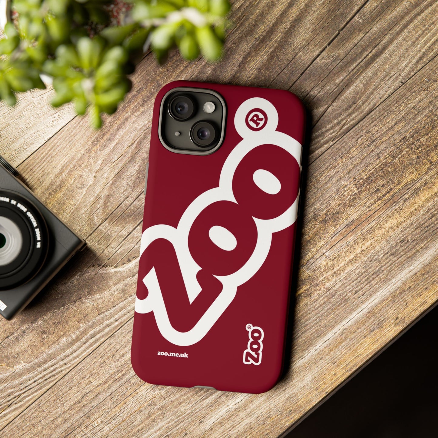 Zoo® Burgundy - Durable iPhone® Case