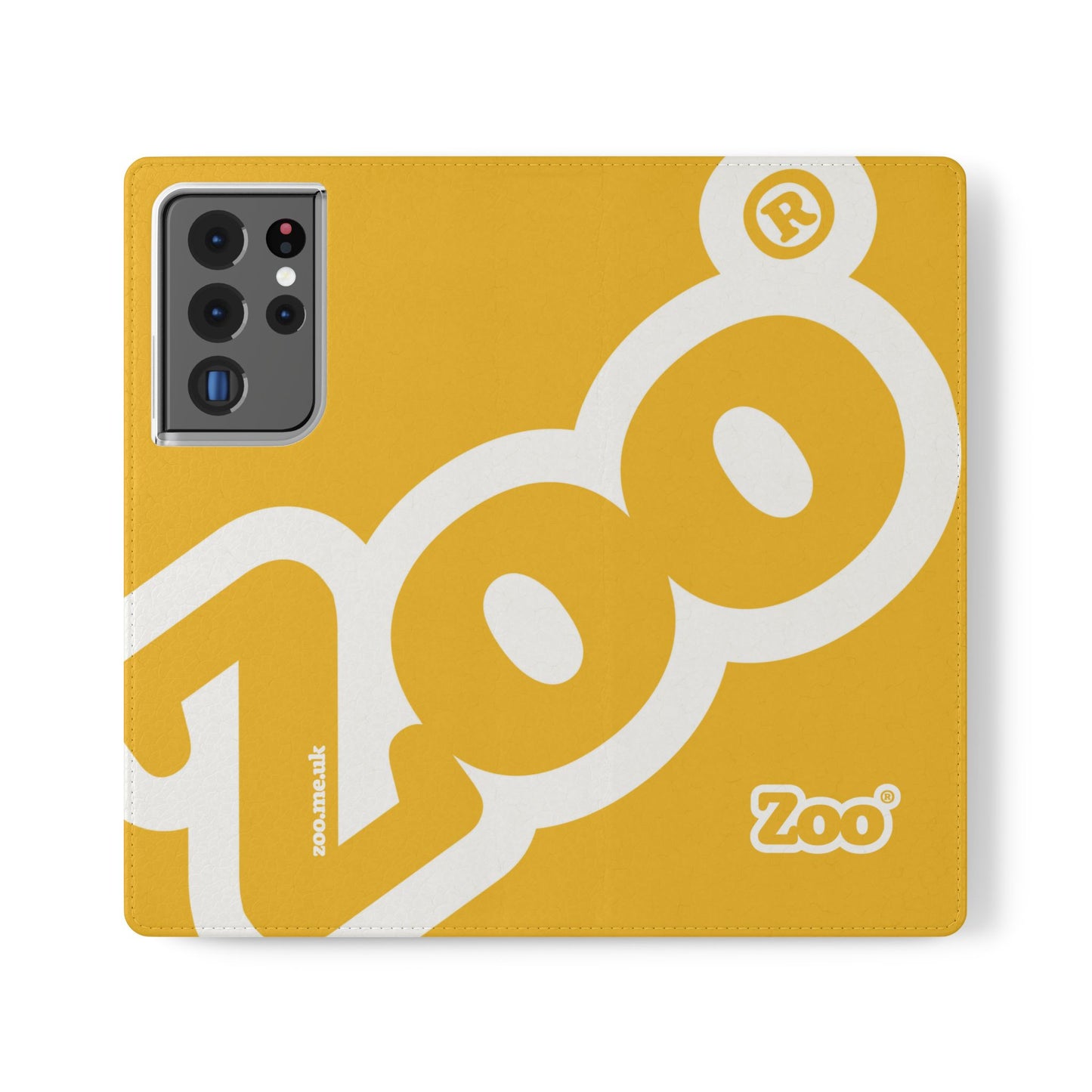 Zoo® Yellow Flip Case - Phone Wallet with Card Holder