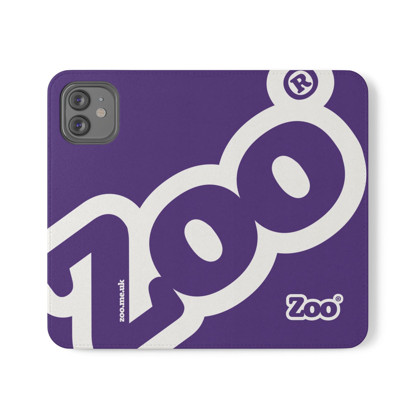 Zoo® Purple Flip Case - Phone Wallet with Card Holder