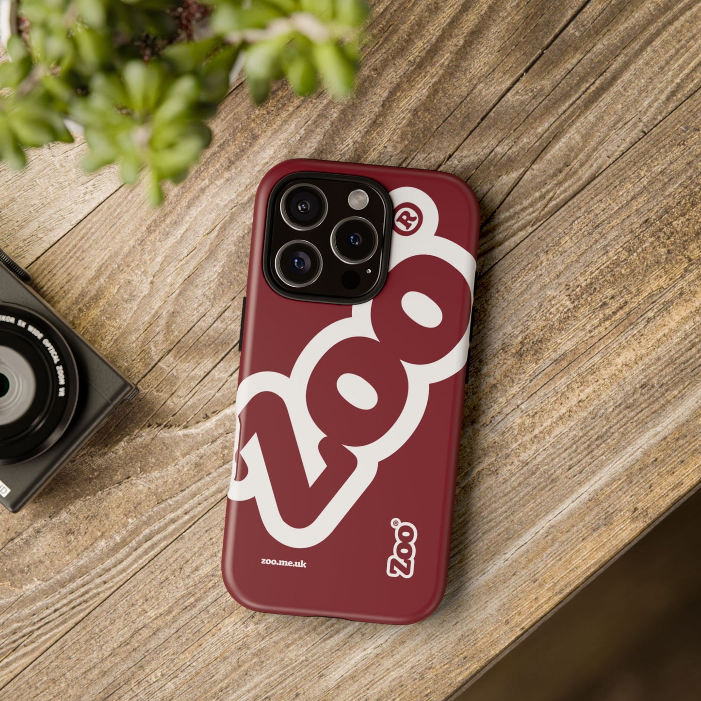 Zoo® Burgundy - Durable iPhone® Case