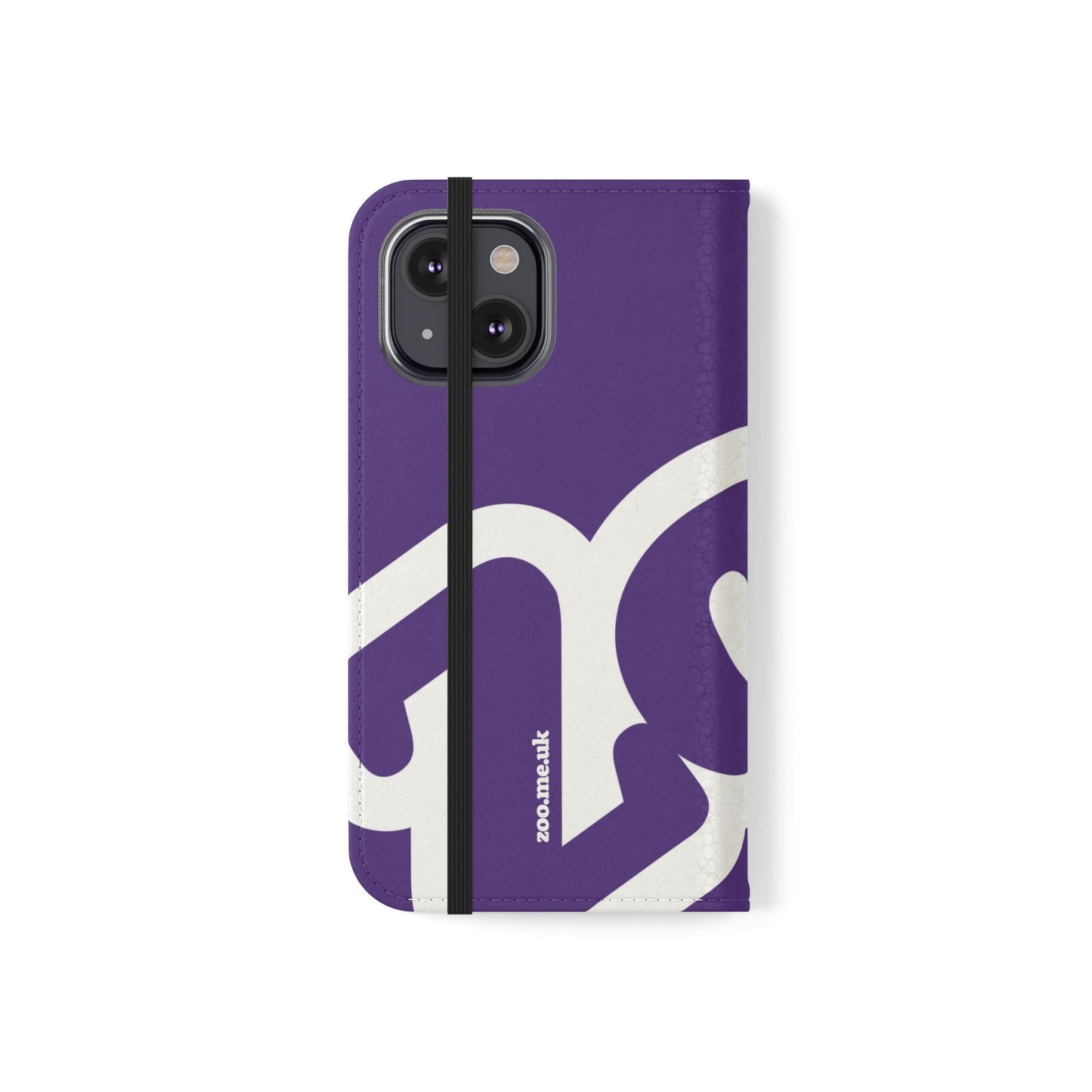 Zoo® Purple Flip Case - Phone Wallet with Card Holder