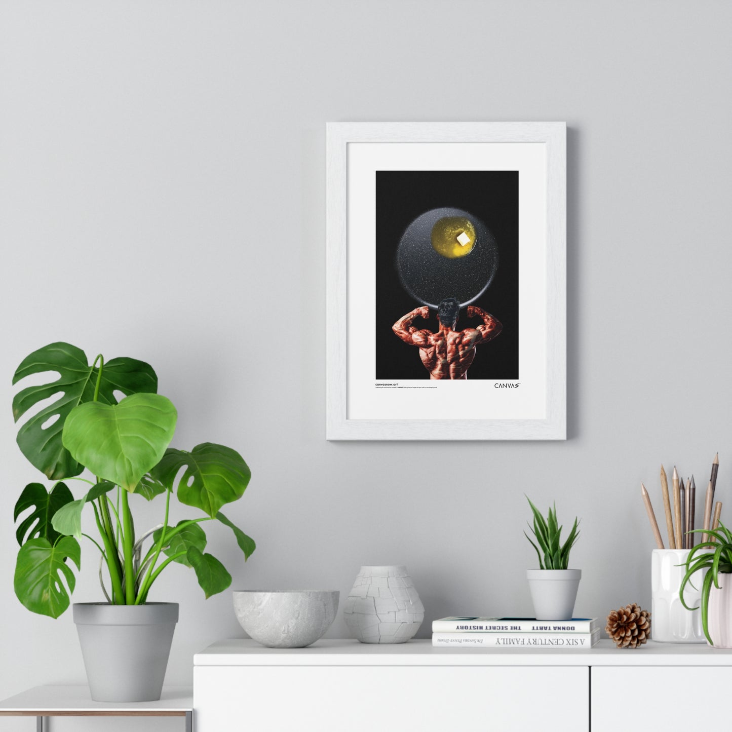 CANVAS™ UNDER-A-TEFLON-SKY Portrait Framed Poster
