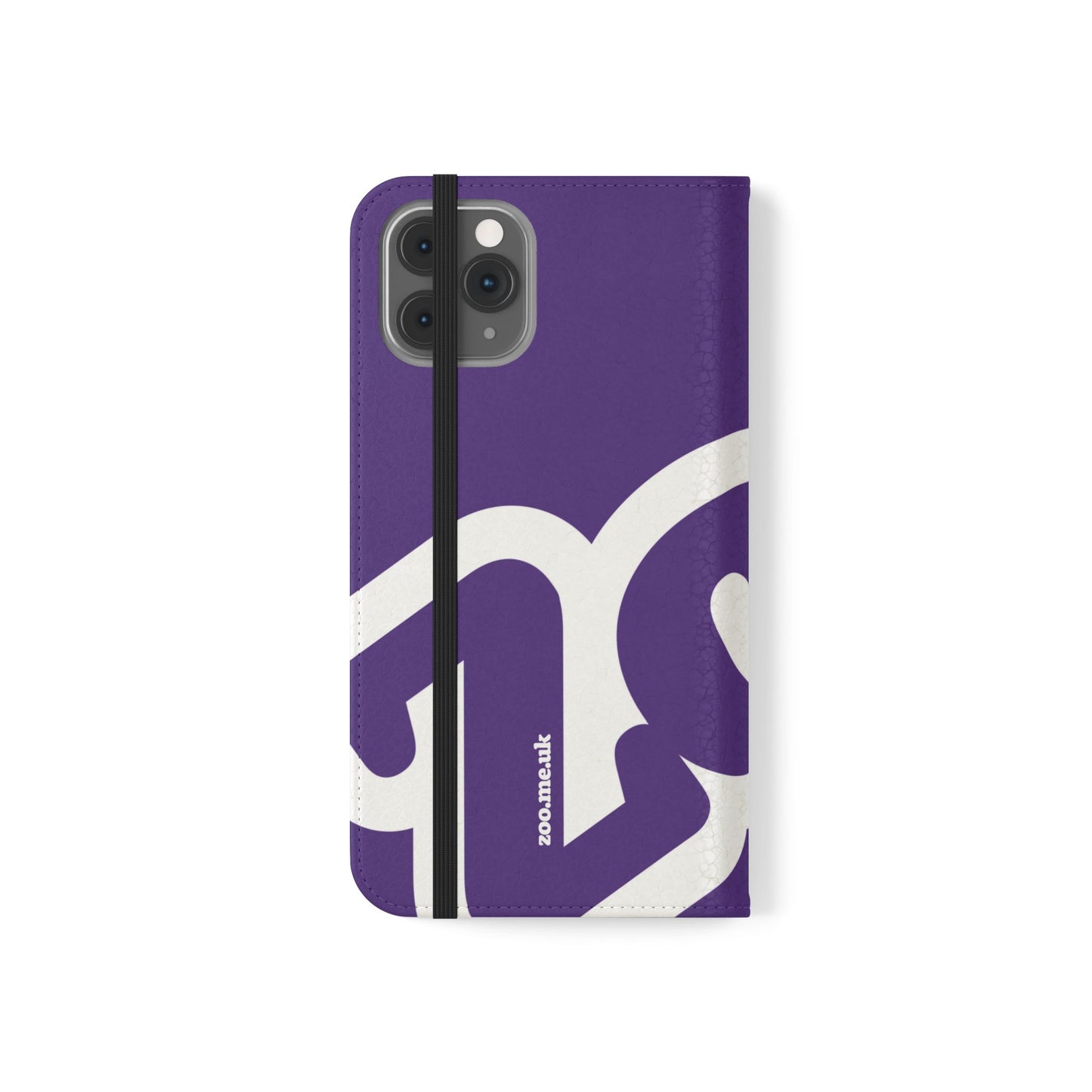 Zoo® Purple Flip Case - Phone Wallet with Card Holder