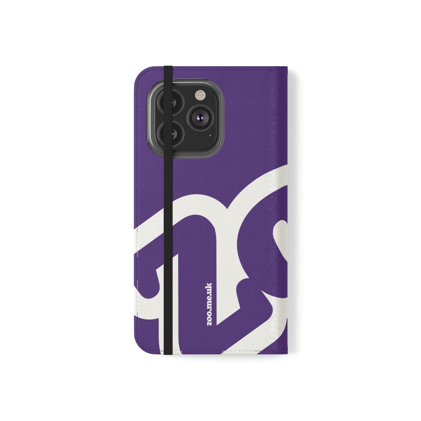 Zoo® Purple Flip Case - Phone Wallet with Card Holder