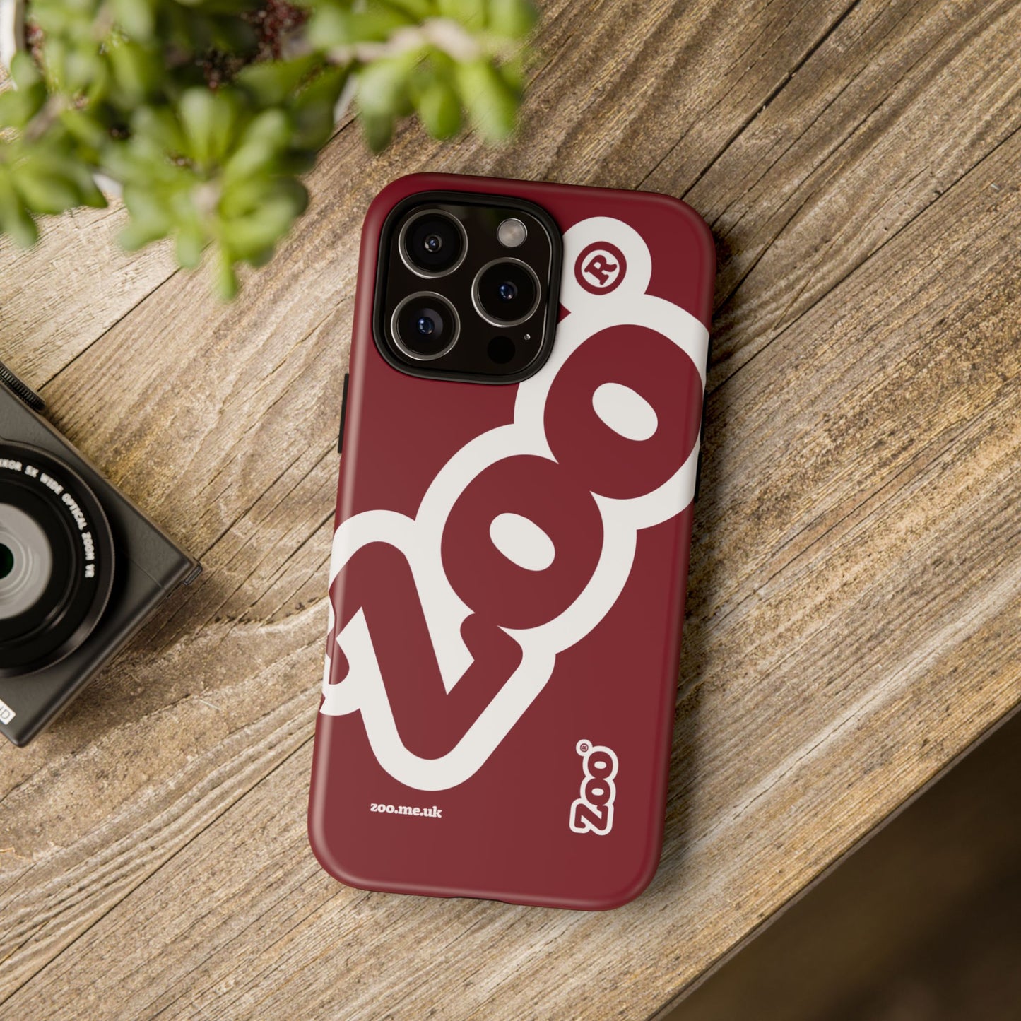 Zoo® Burgundy - Durable iPhone® Case