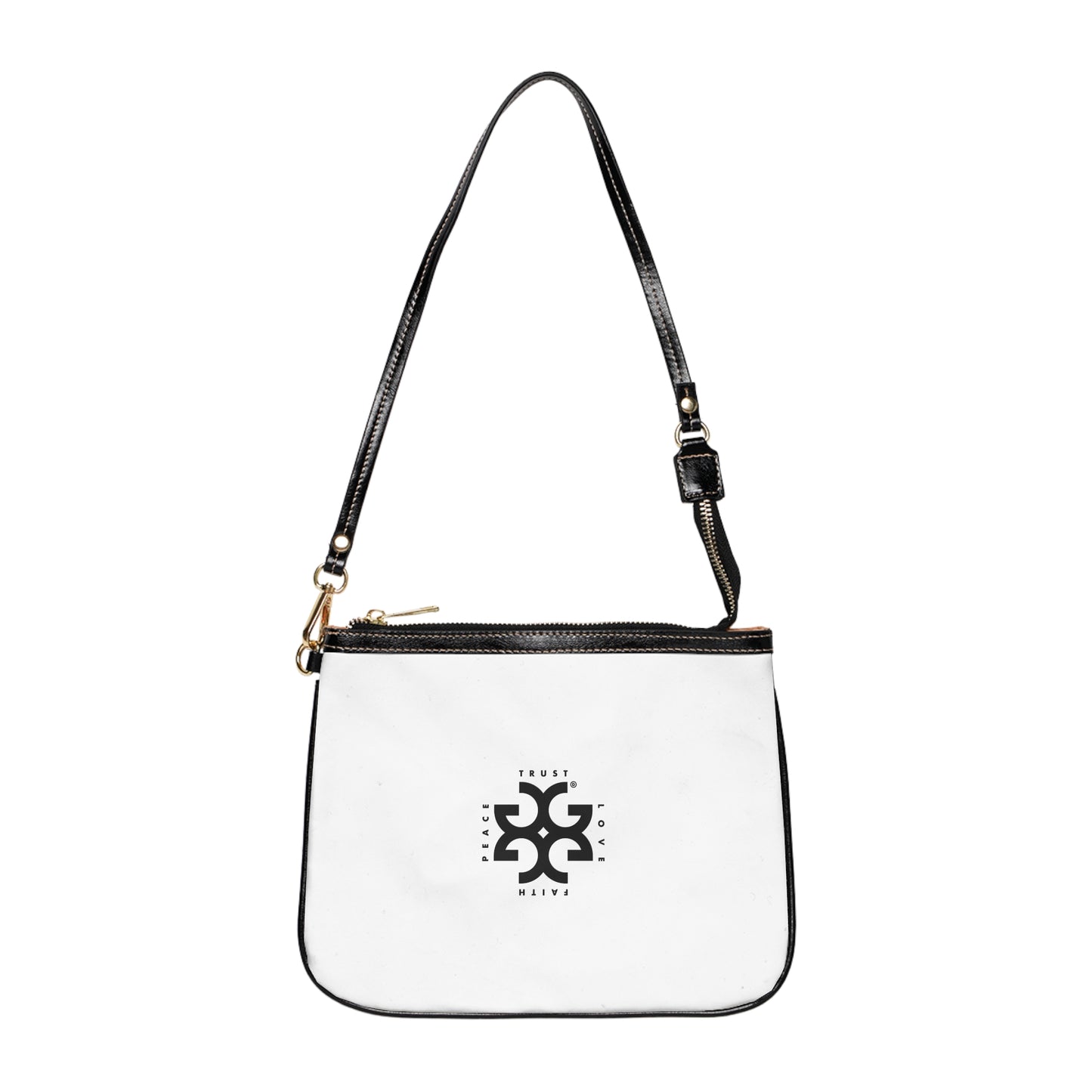 GRACIOUS™ White Minimalist Small Shoulder Bag