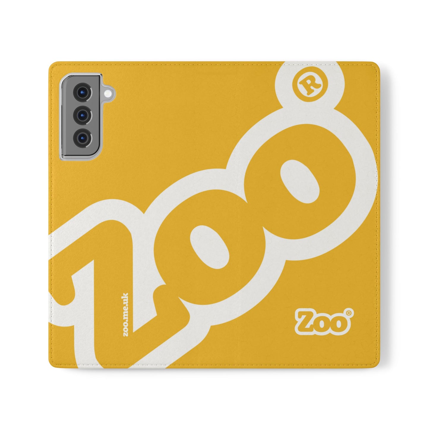 Zoo® Yellow Flip Case - Phone Wallet with Card Holder