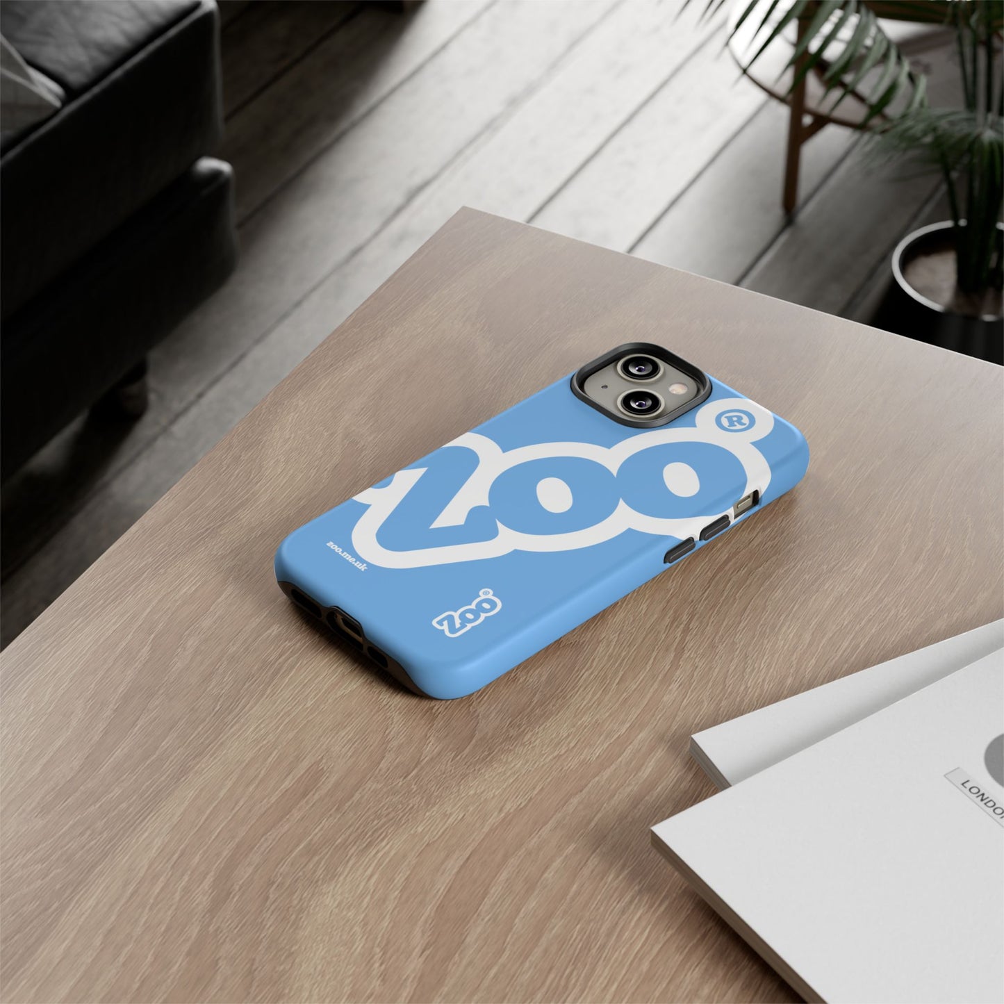 Zoo® Light Blue - Durable iPhone® Case