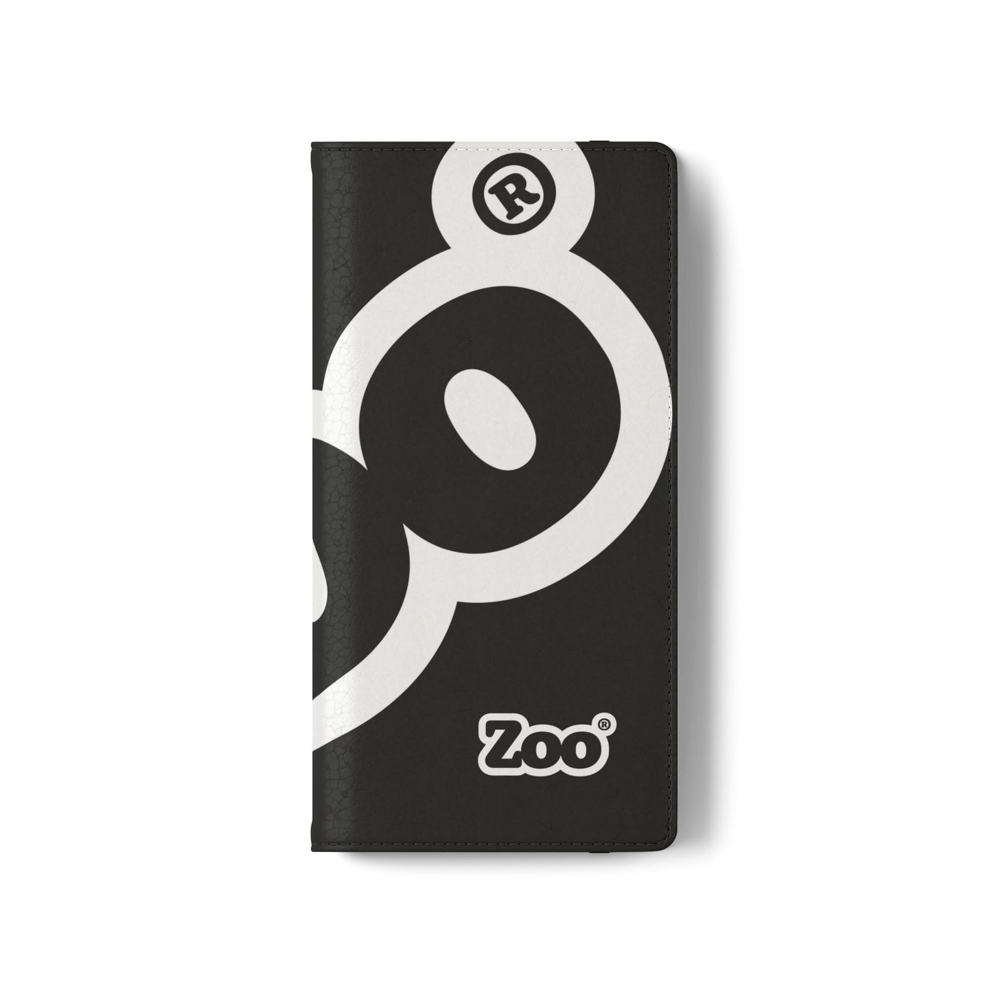 Zoo® Black Flip Case - Phone Wallet with Card Holder
