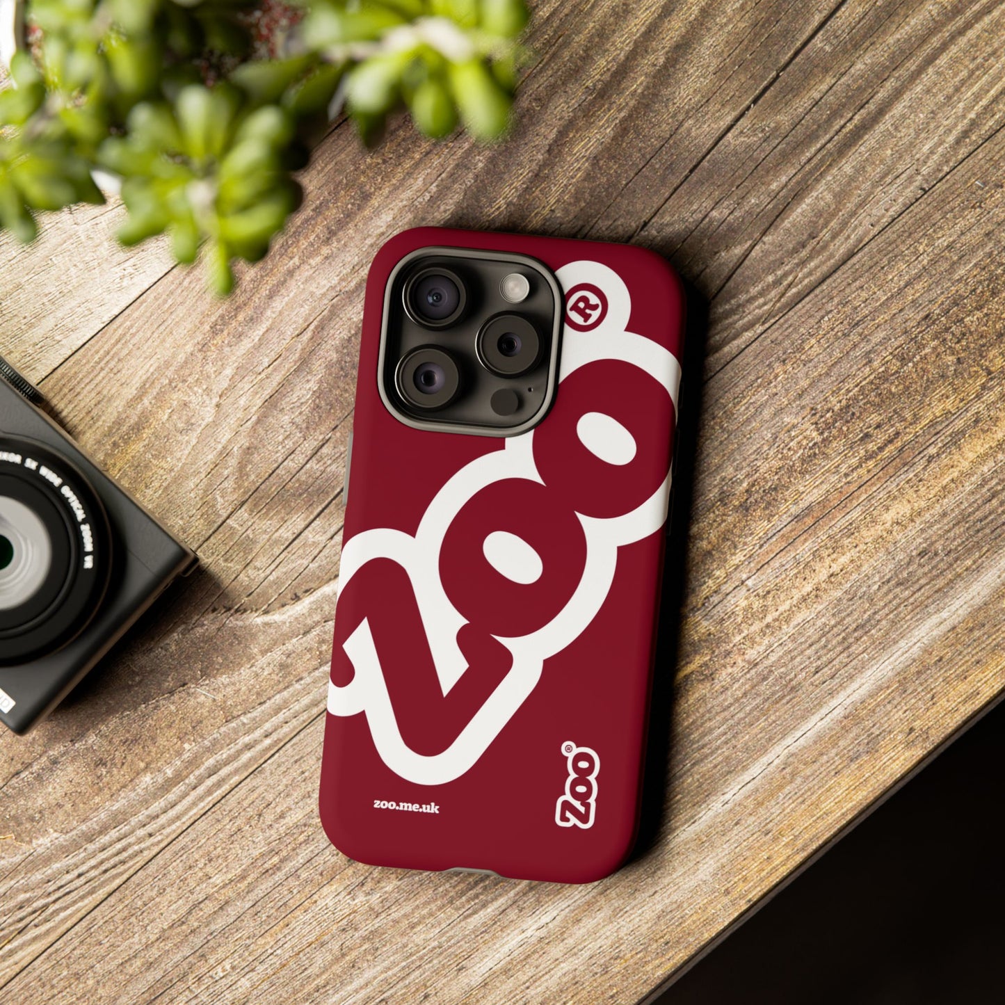 Zoo® Burgundy - Durable iPhone® Case