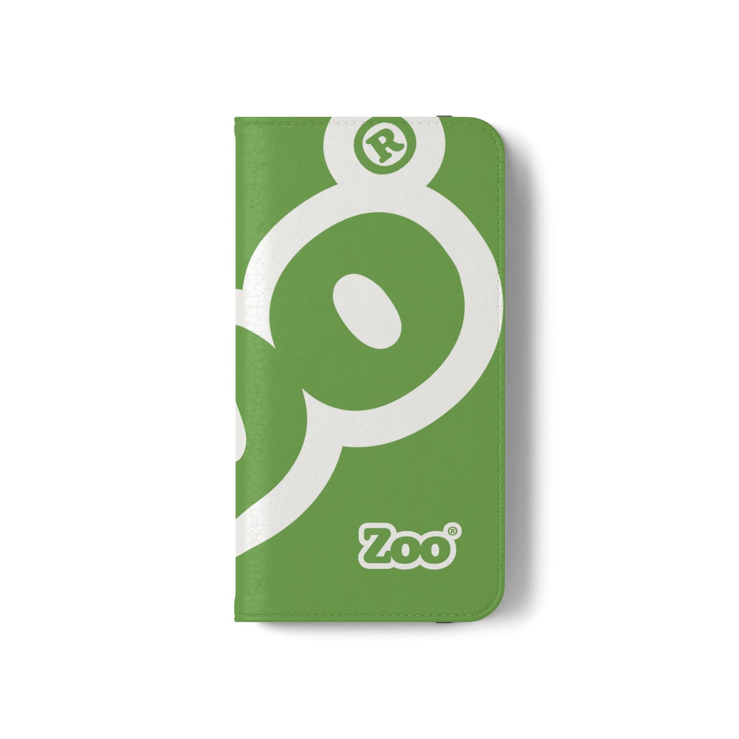 Zoo® Light Green Flip Case - Phone Wallet with Card Holder