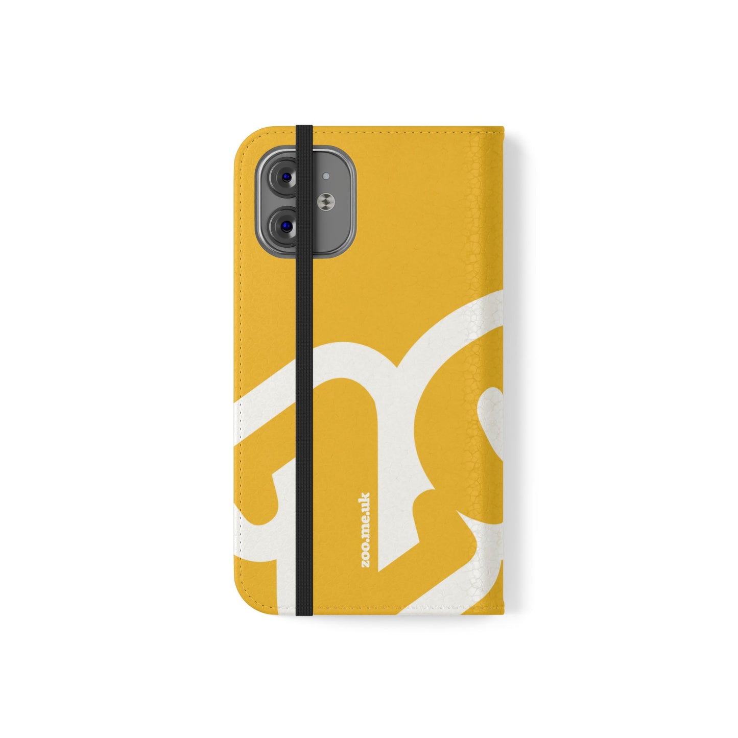 Zoo® Yellow Flip Case - Phone Wallet with Card Holder