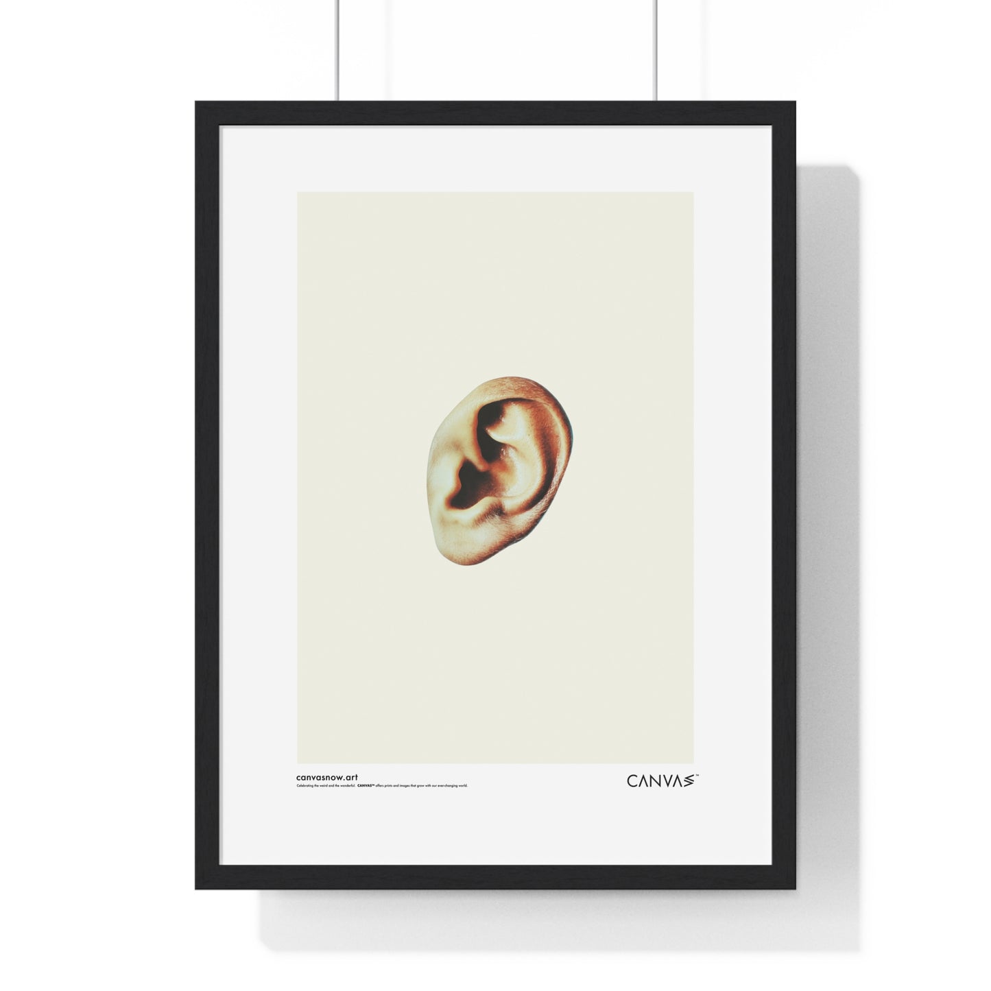 CANVAS™ MISSING-EAR Portrait Framed Poster