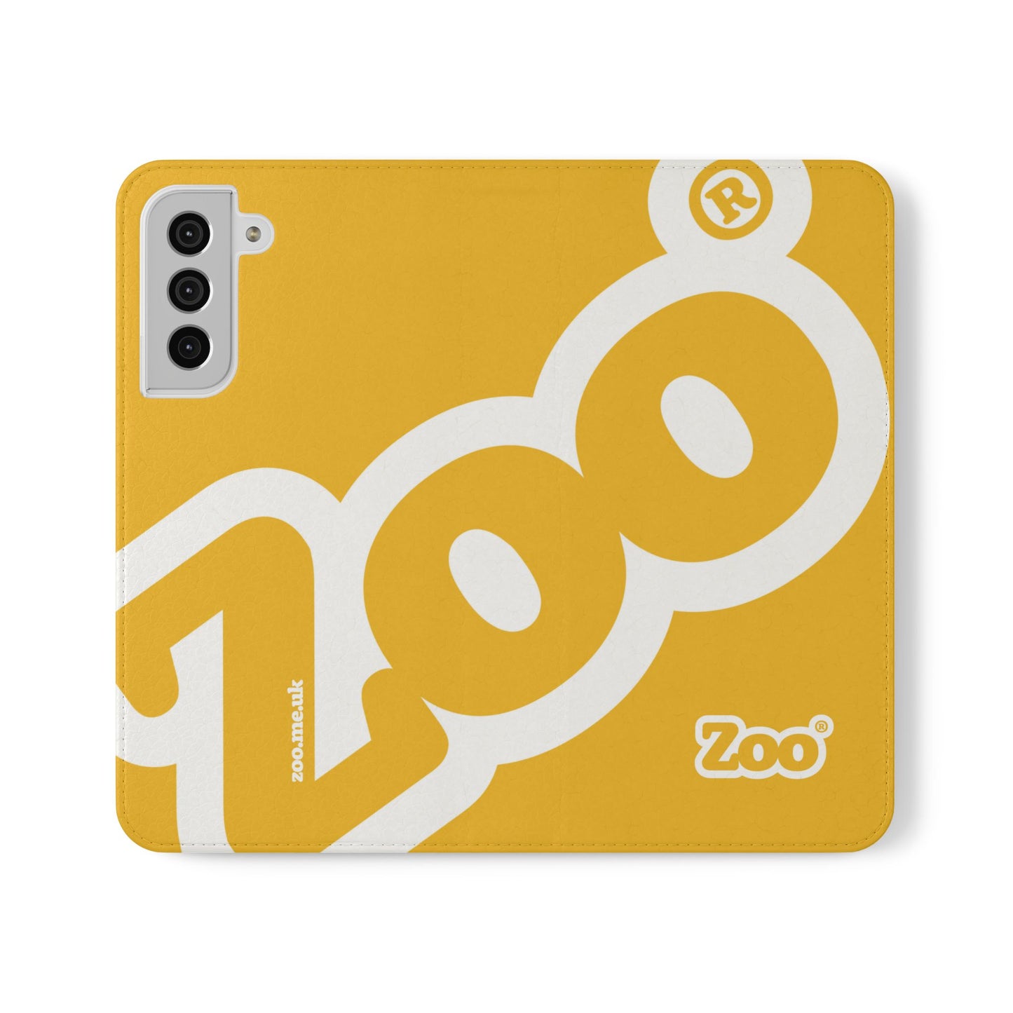 Zoo® Yellow Flip Case - Phone Wallet with Card Holder