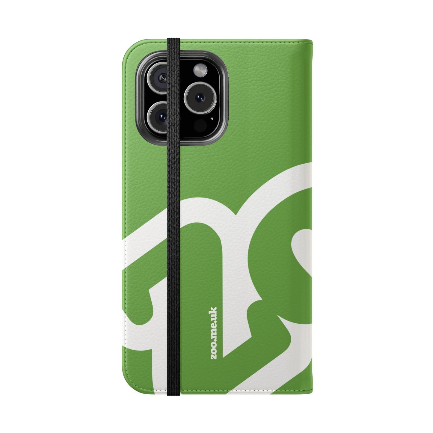 Zoo® Light Green Flip Case - Phone Wallet with Card Holder